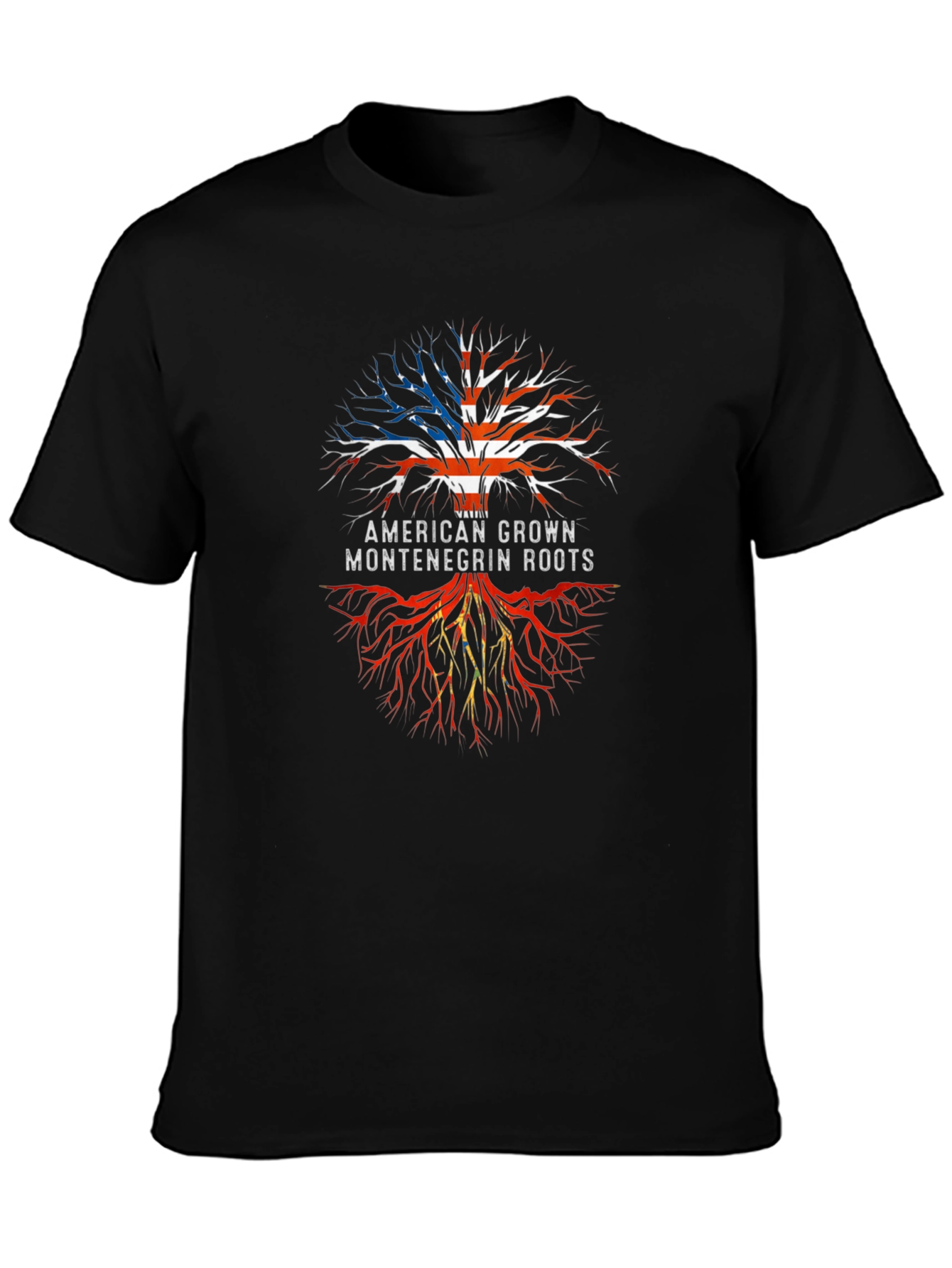 American Grown Montenegrin Roots T-Shirt