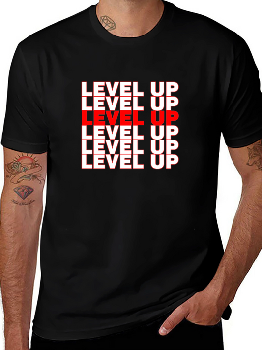 Level Up Graphic Tee - Black