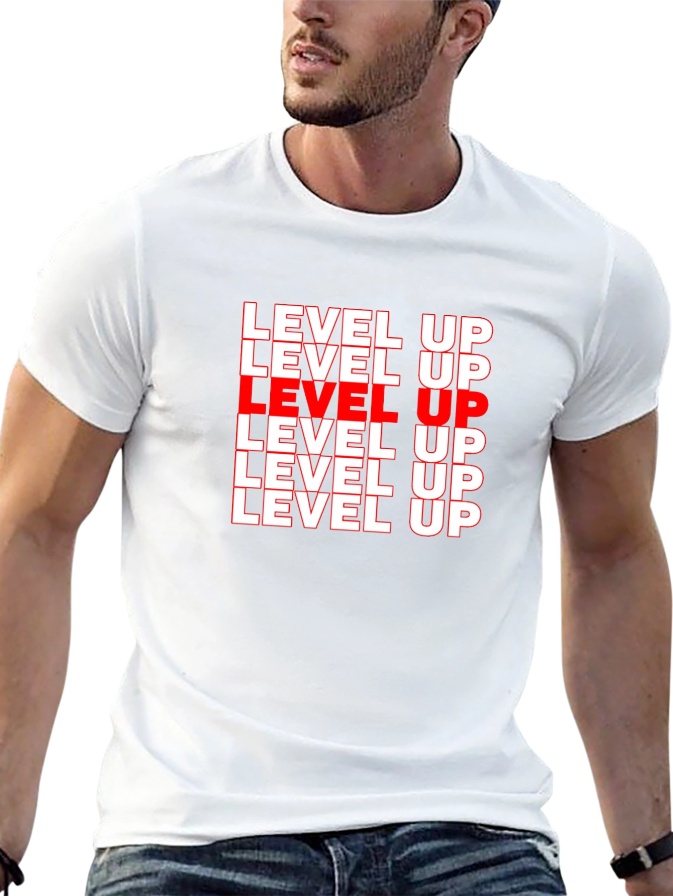 Level Up Graphic Tee - Black