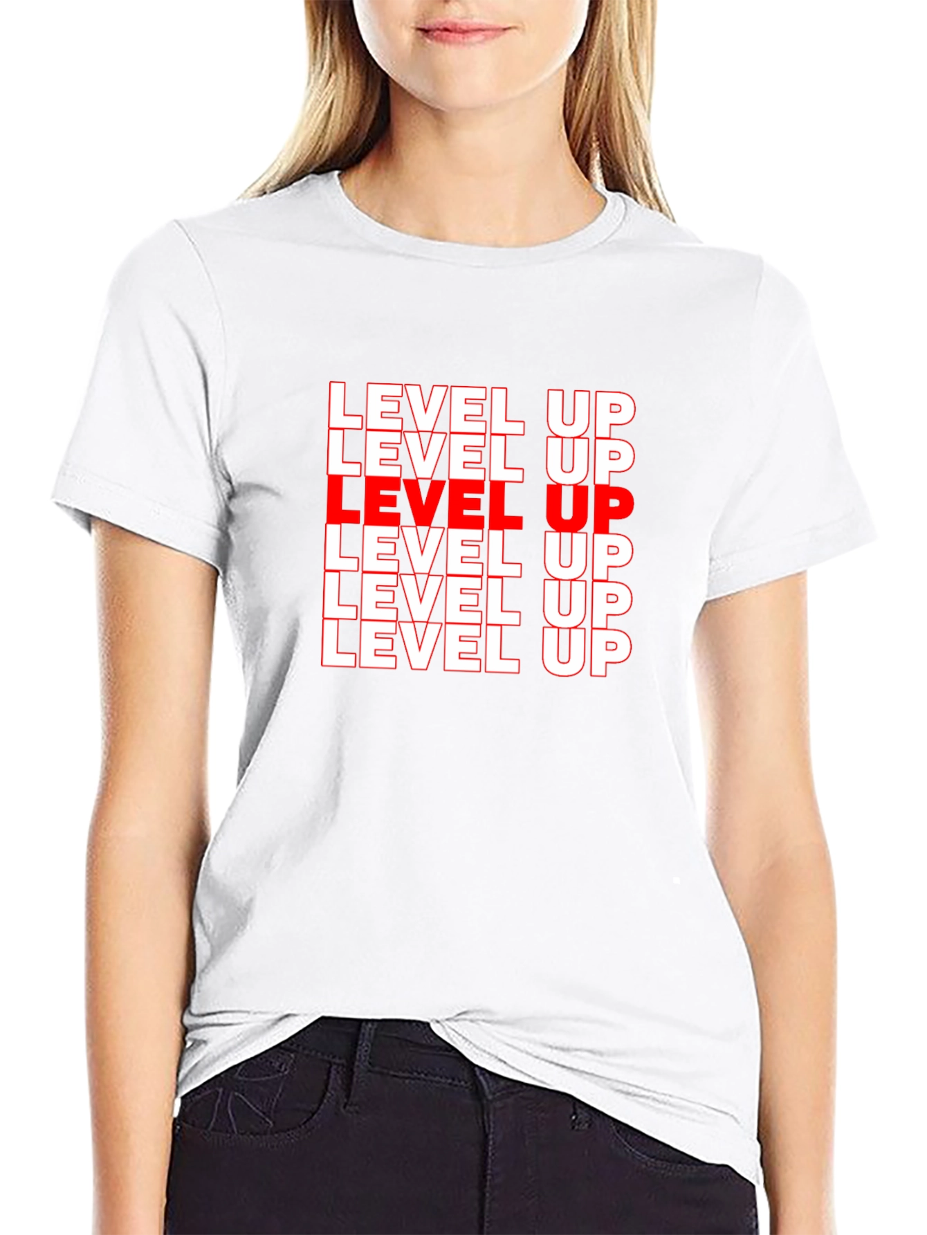 Level Up Graphic Tee - Black