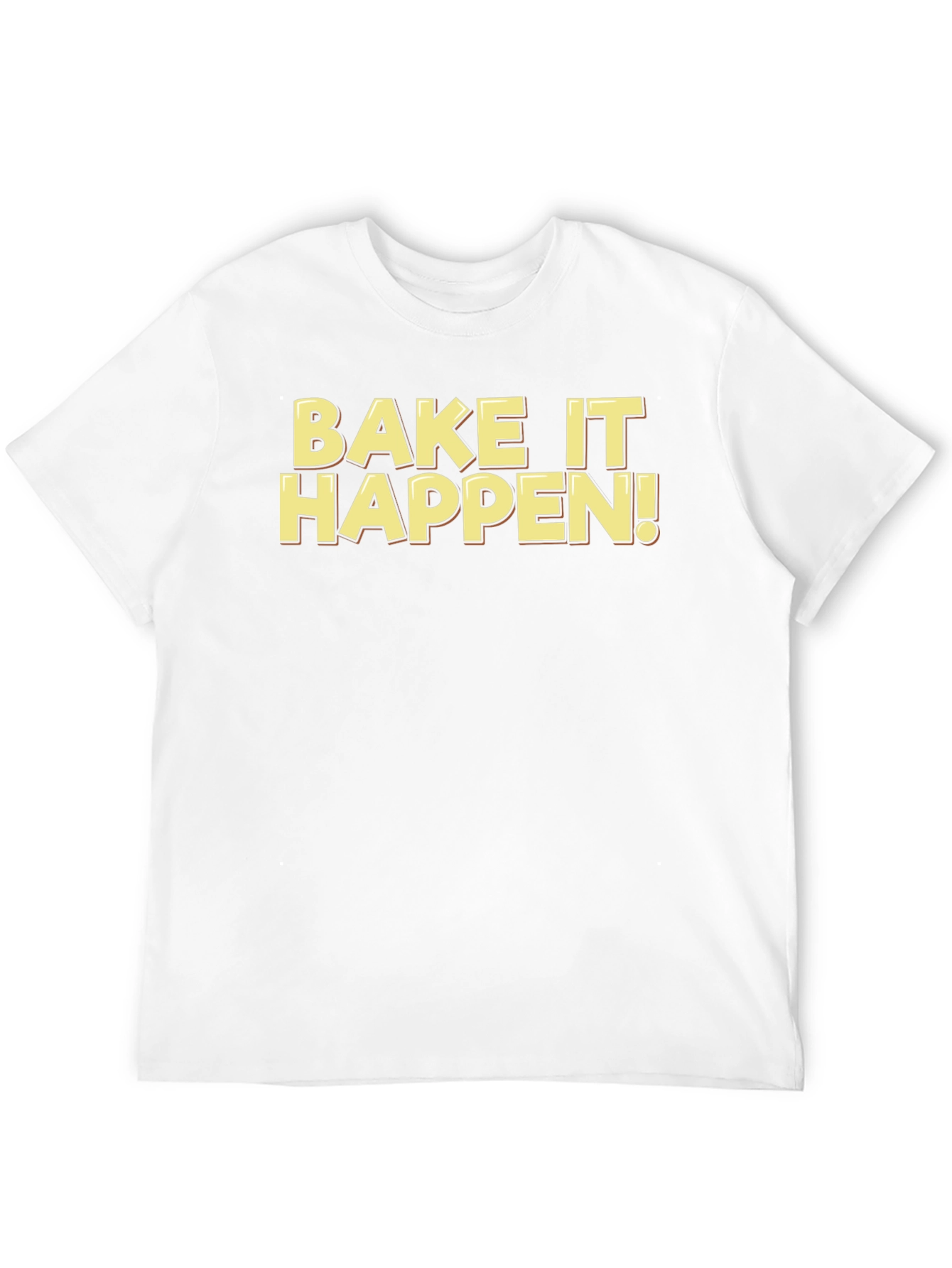 Bake It Happen! Black Graphic Tee