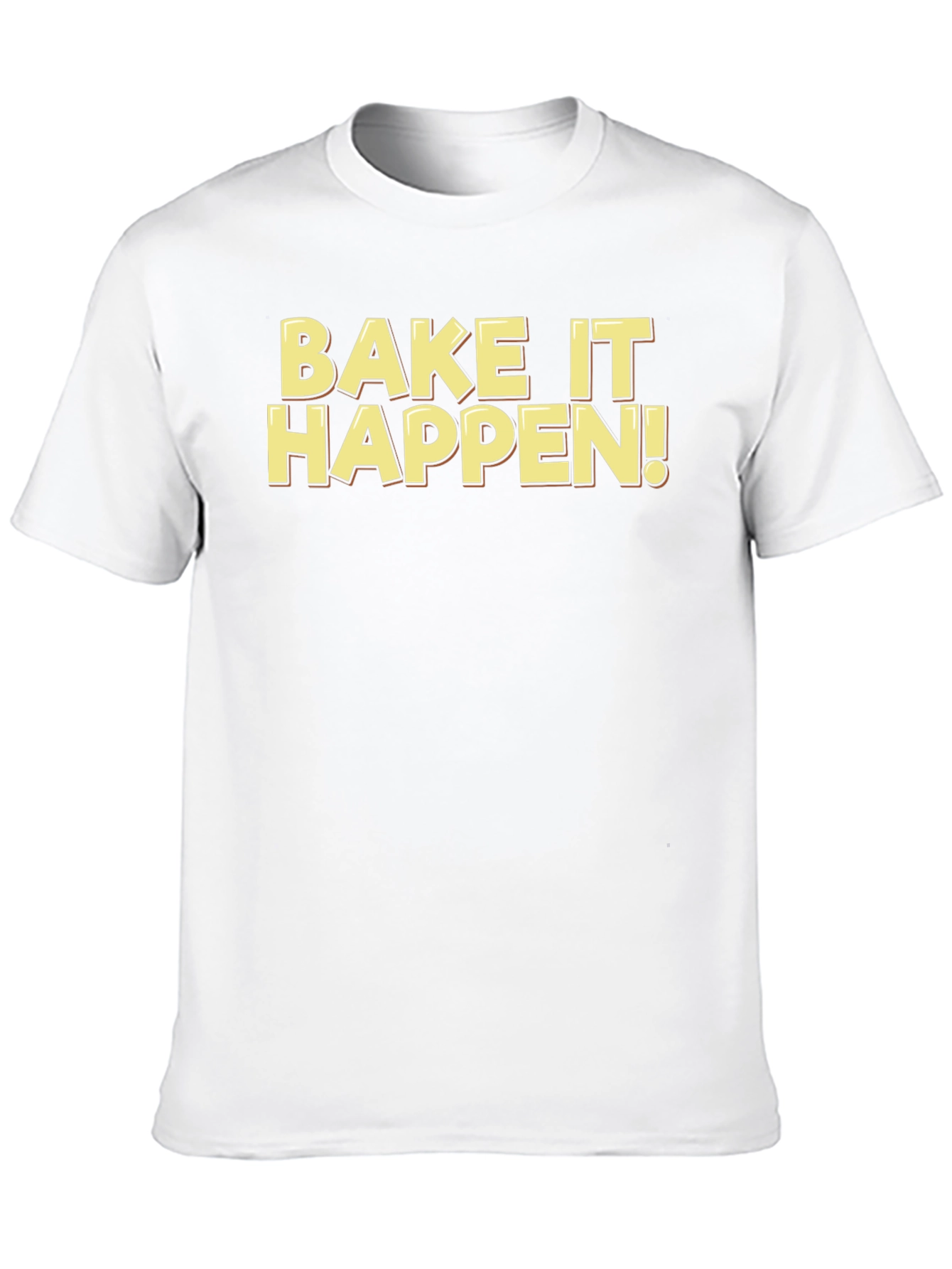 Bake It Happen! Black Graphic Tee