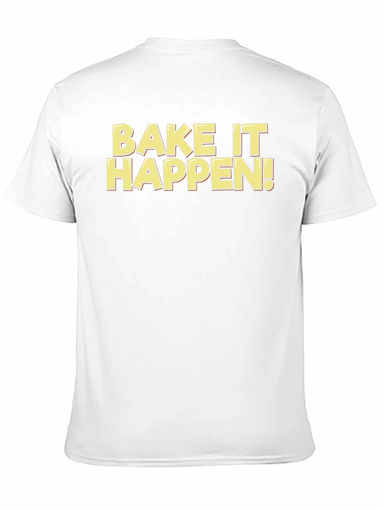 Bake It Happen! Black Graphic Tee