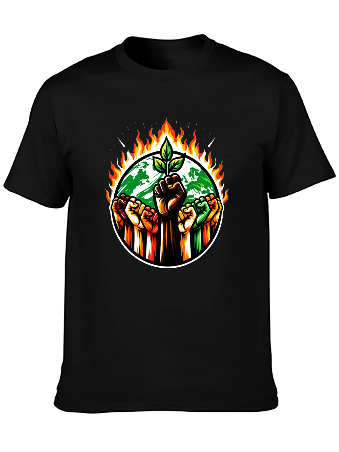 Eco Awareness Graphic T-Shirt - Save the Planet!