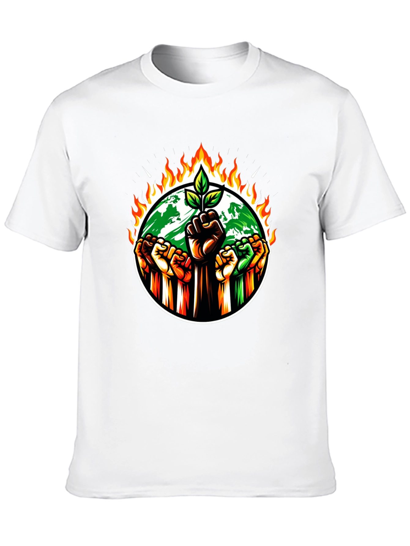 Eco Awareness Graphic T-Shirt - Save the Planet!