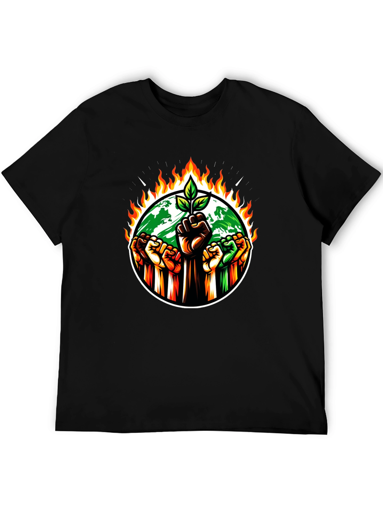 Eco Awareness Graphic T-Shirt - Save the Planet!