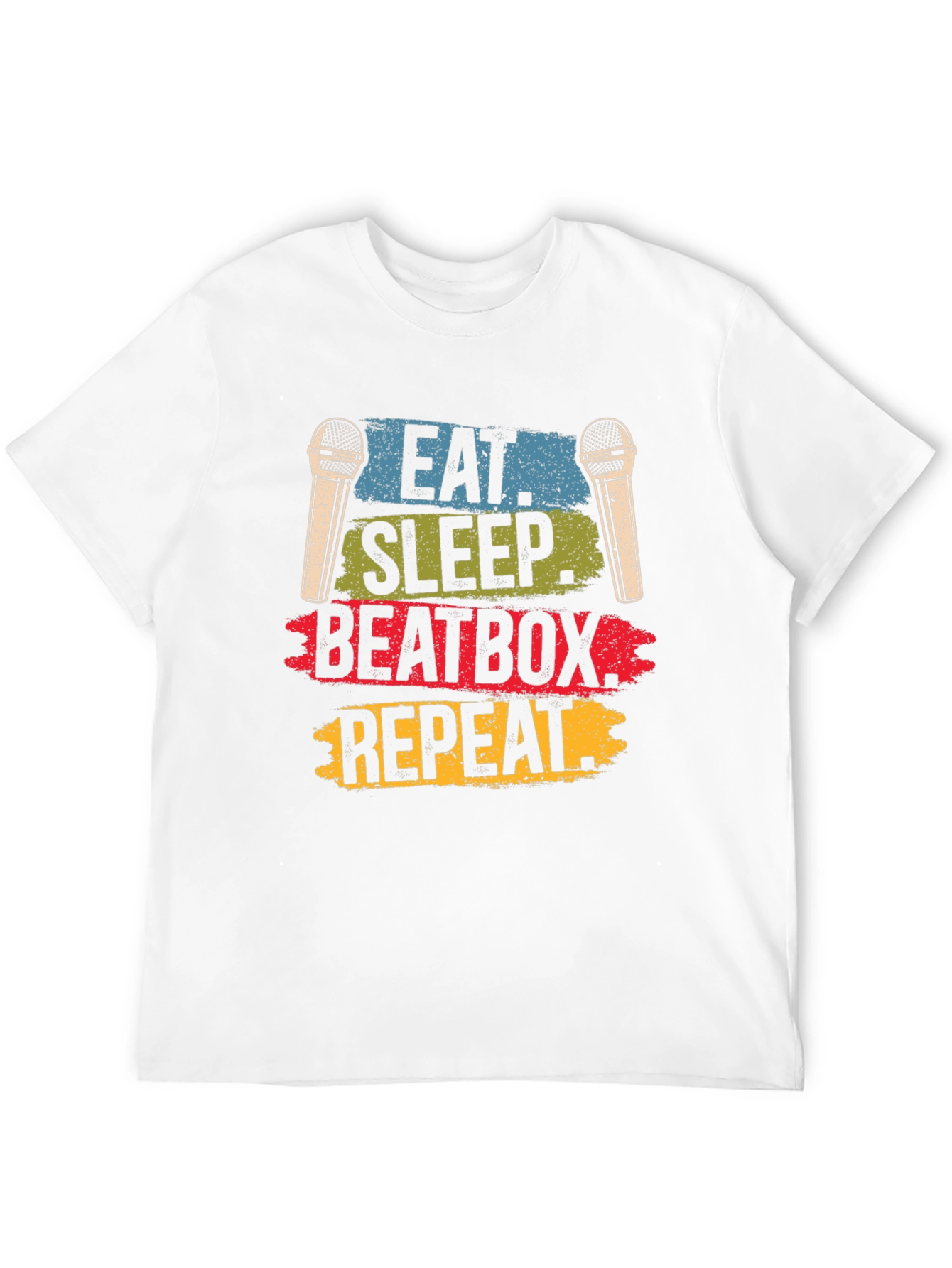 Eat Sleep Beatbox Repeat Graphic T-Shirt