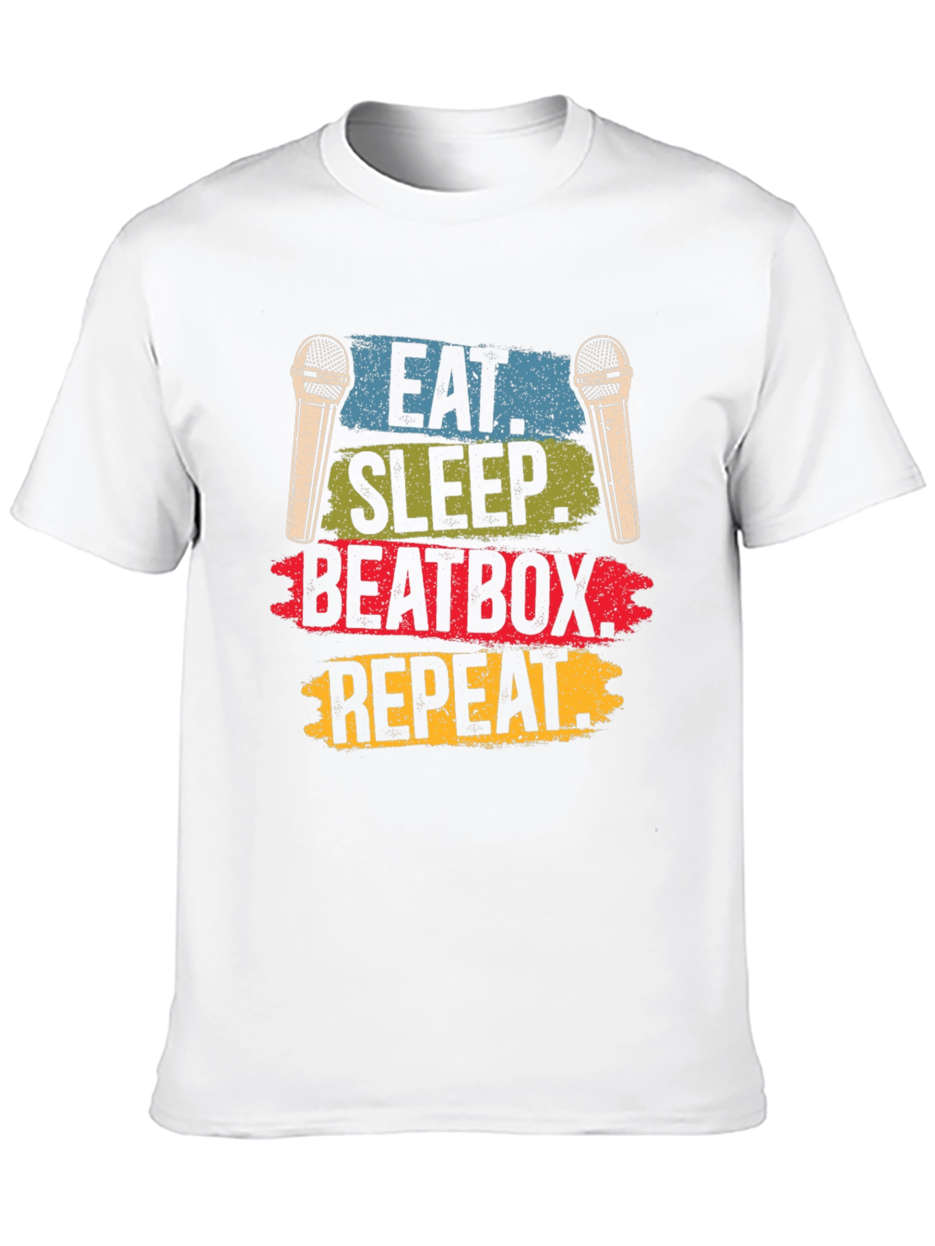 Eat Sleep Beatbox Repeat Graphic T-Shirt