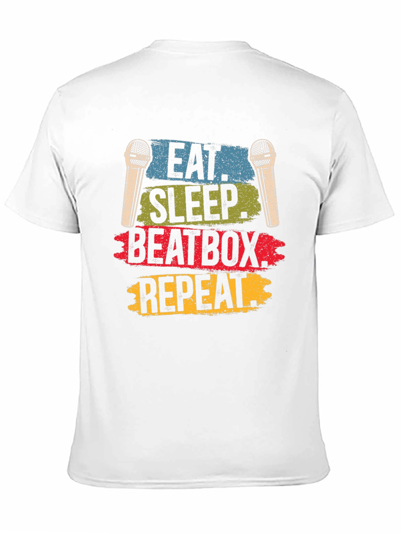 Eat Sleep Beatbox Repeat Graphic T-Shirt