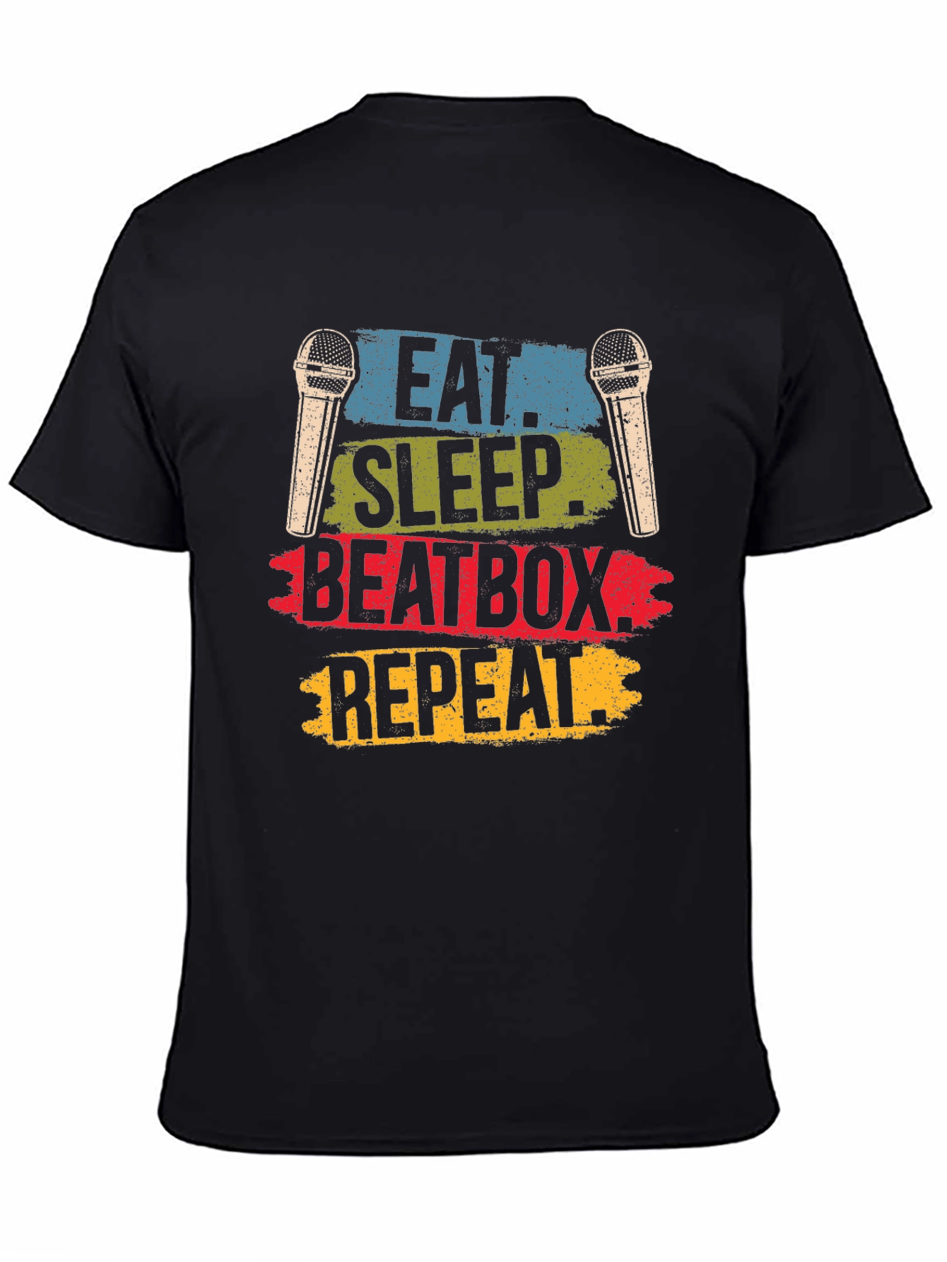 Eat Sleep Beatbox Repeat Graphic T-Shirt