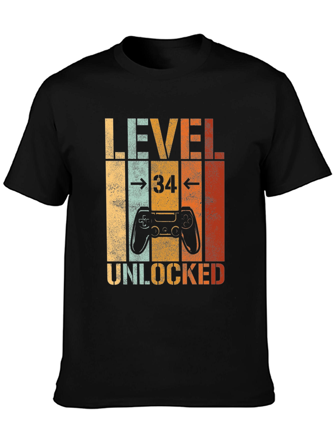 Level 34 Unlocked Gaming T-Shirt