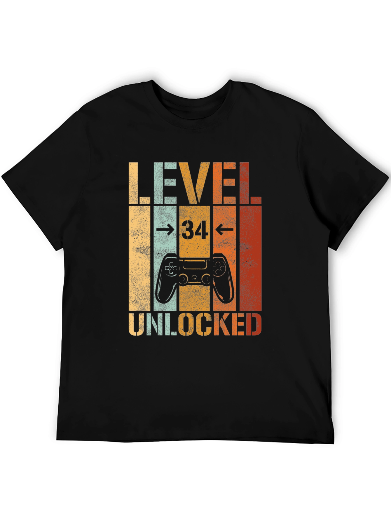 Level 34 Unlocked Gaming T-Shirt