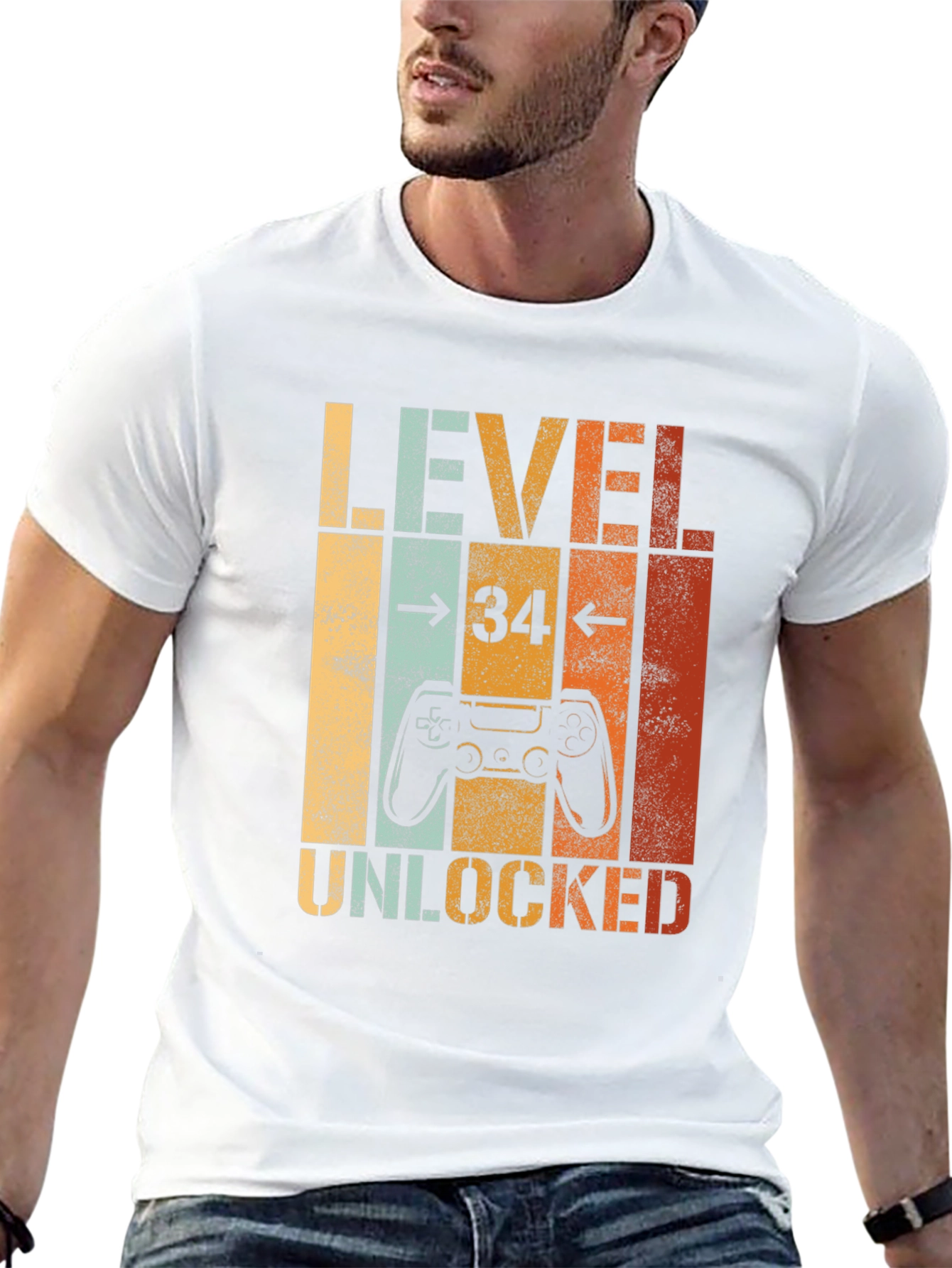 Level 34 Unlocked Gaming T-Shirt
