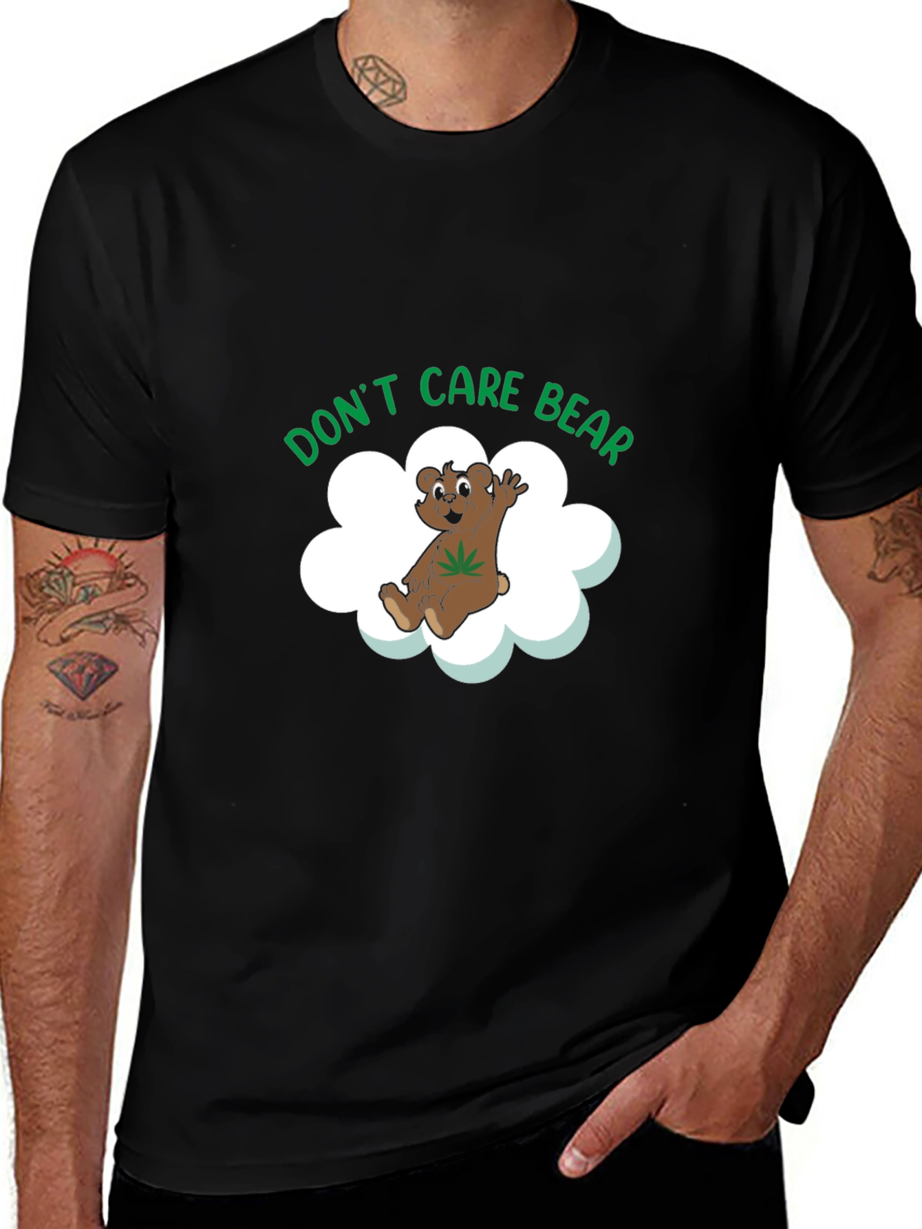 Dont Care Bear T-Shirt - Funny Graphic Tee