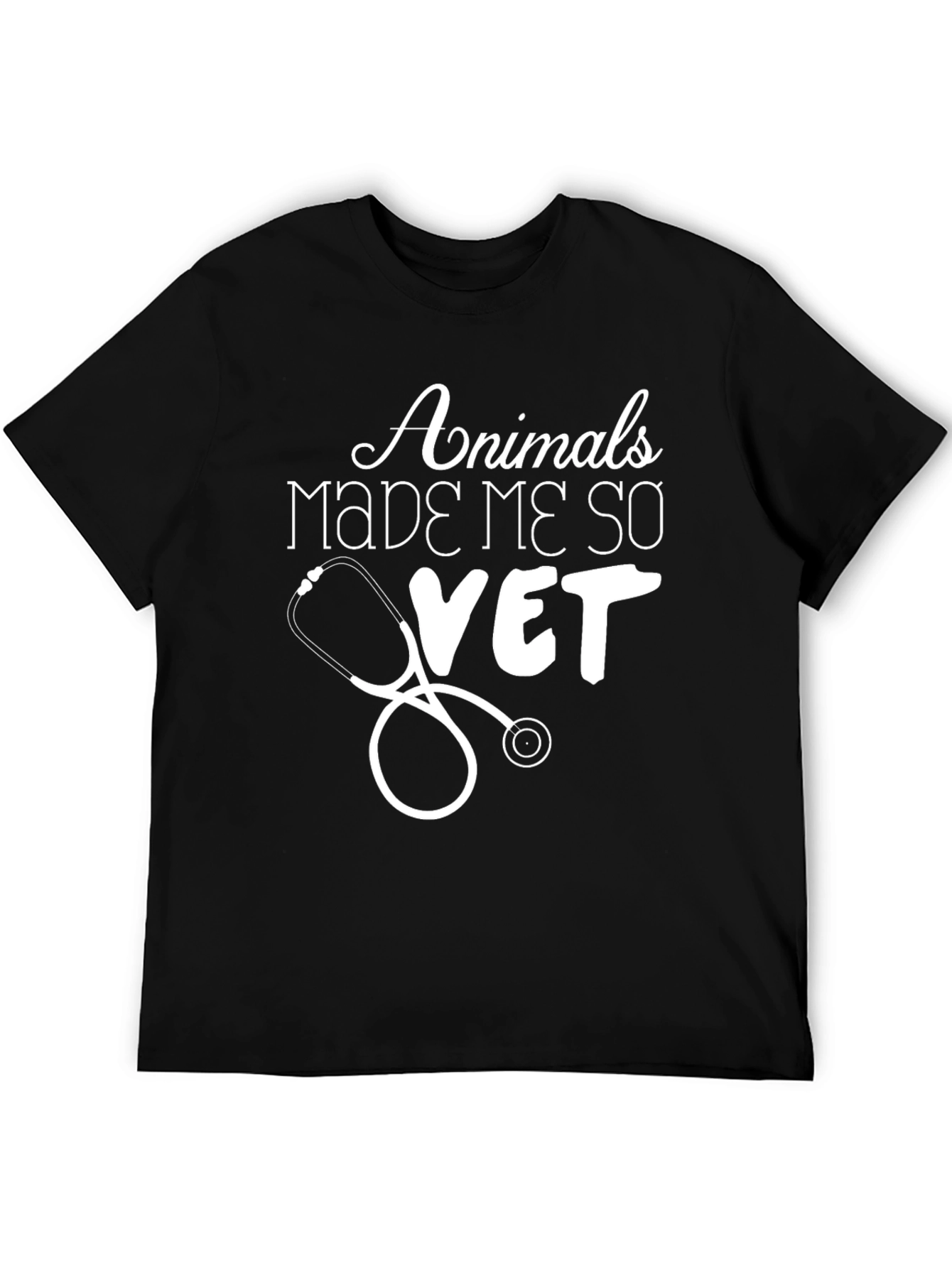 Animals Made Me So Vet T-Shirt