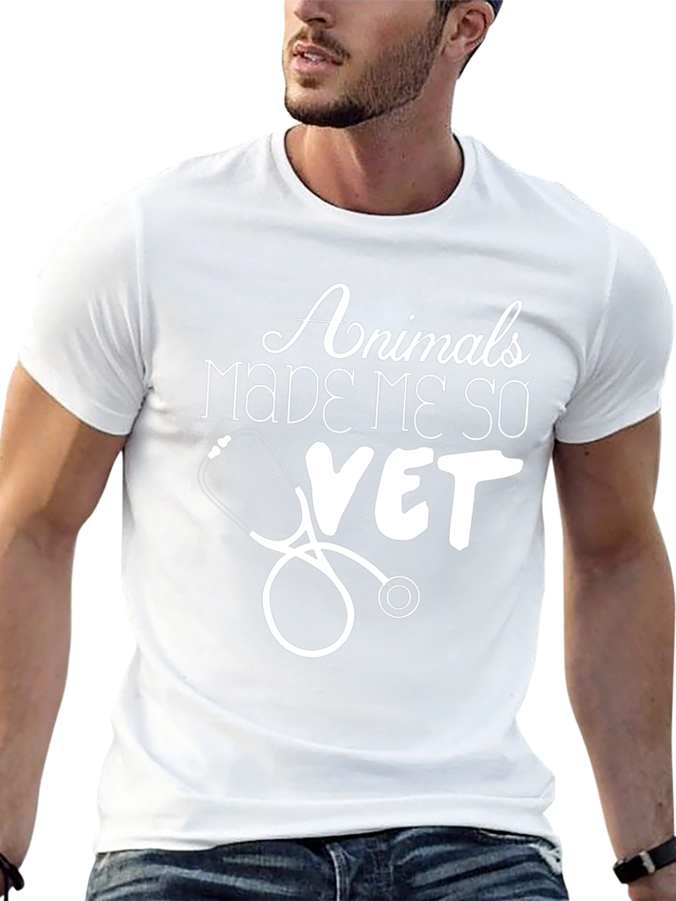 Animals Made Me So Vet T-Shirt