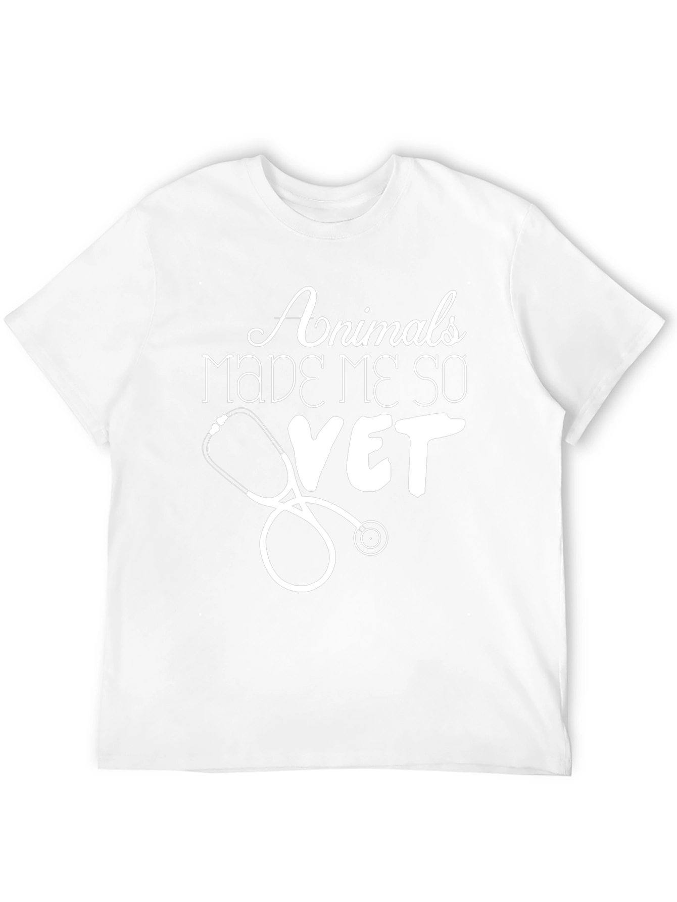 Animals Made Me So Vet T-Shirt