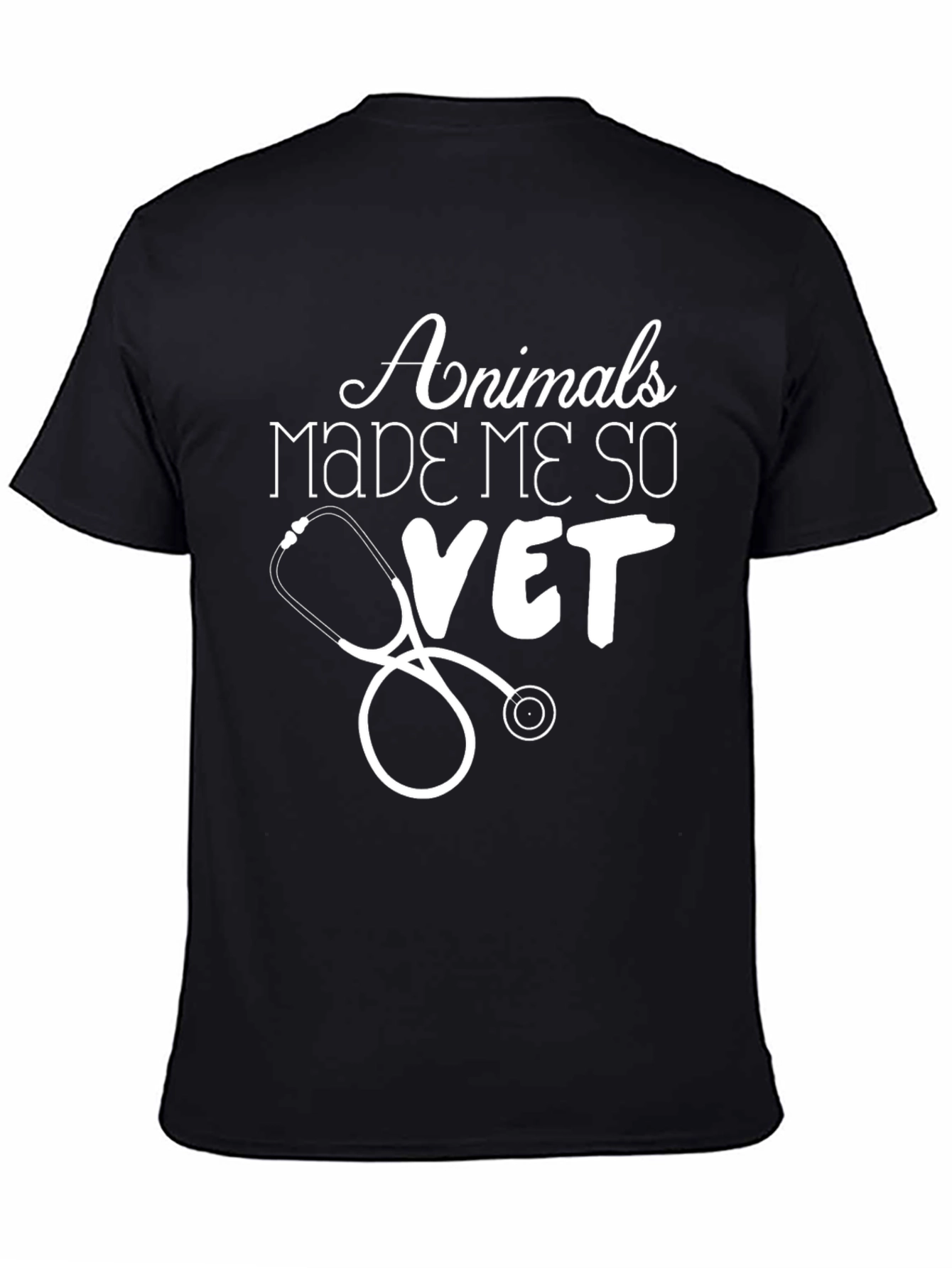 Animals Made Me So Vet T-Shirt