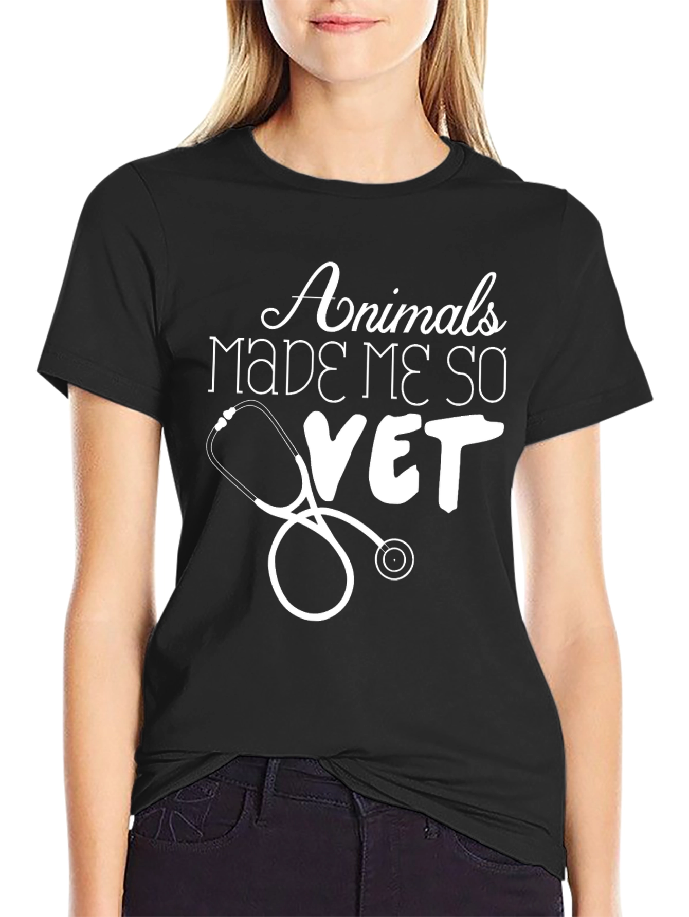 Animals Made Me So Vet T-Shirt
