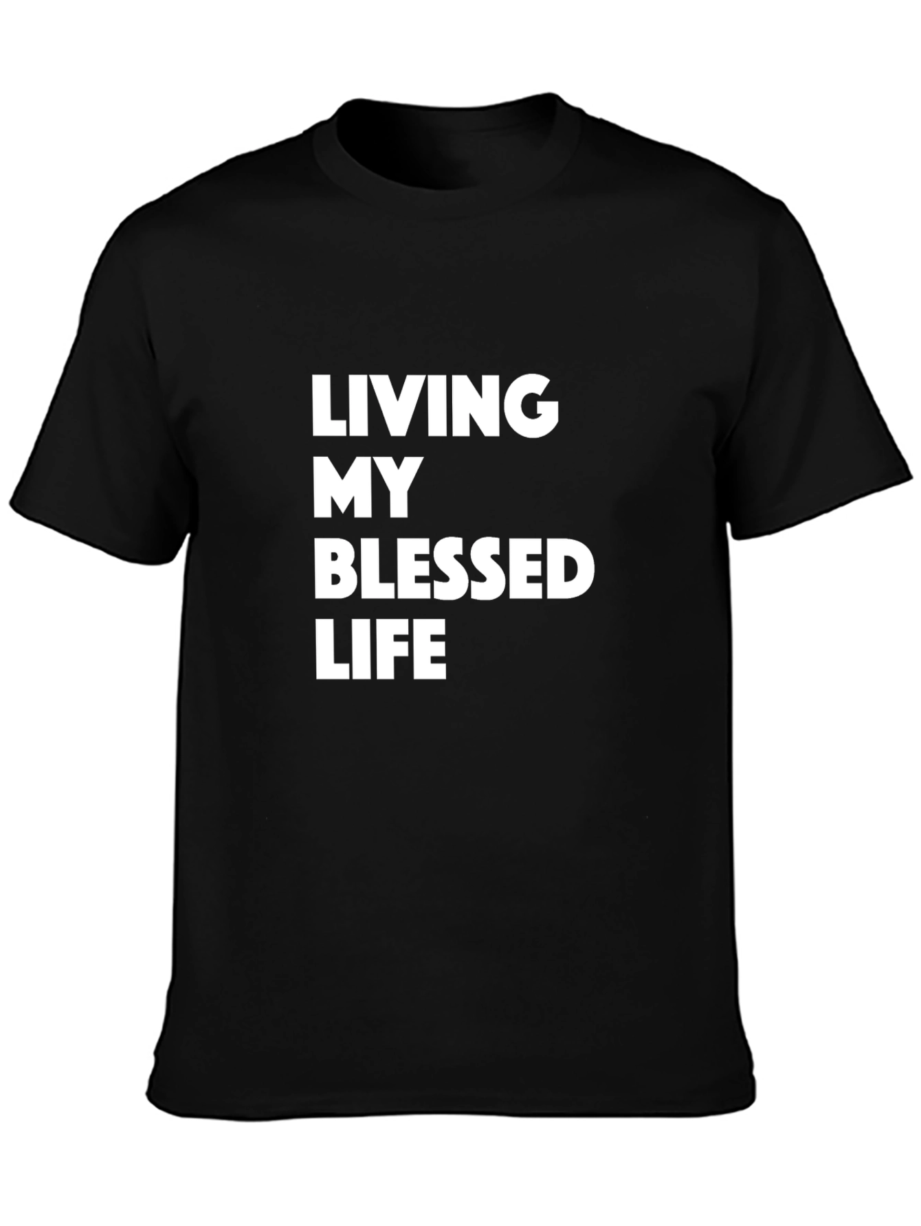 Blessed Life Black T-Shirt
