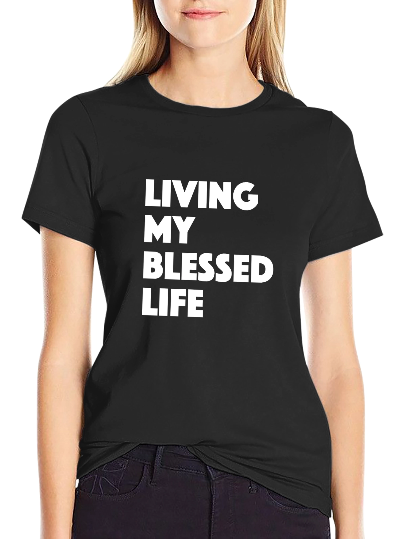 Blessed Life Black T-Shirt