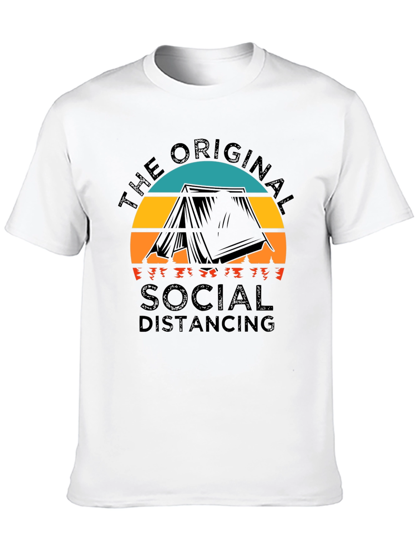 Original Social Distancing Camping T-Shirt