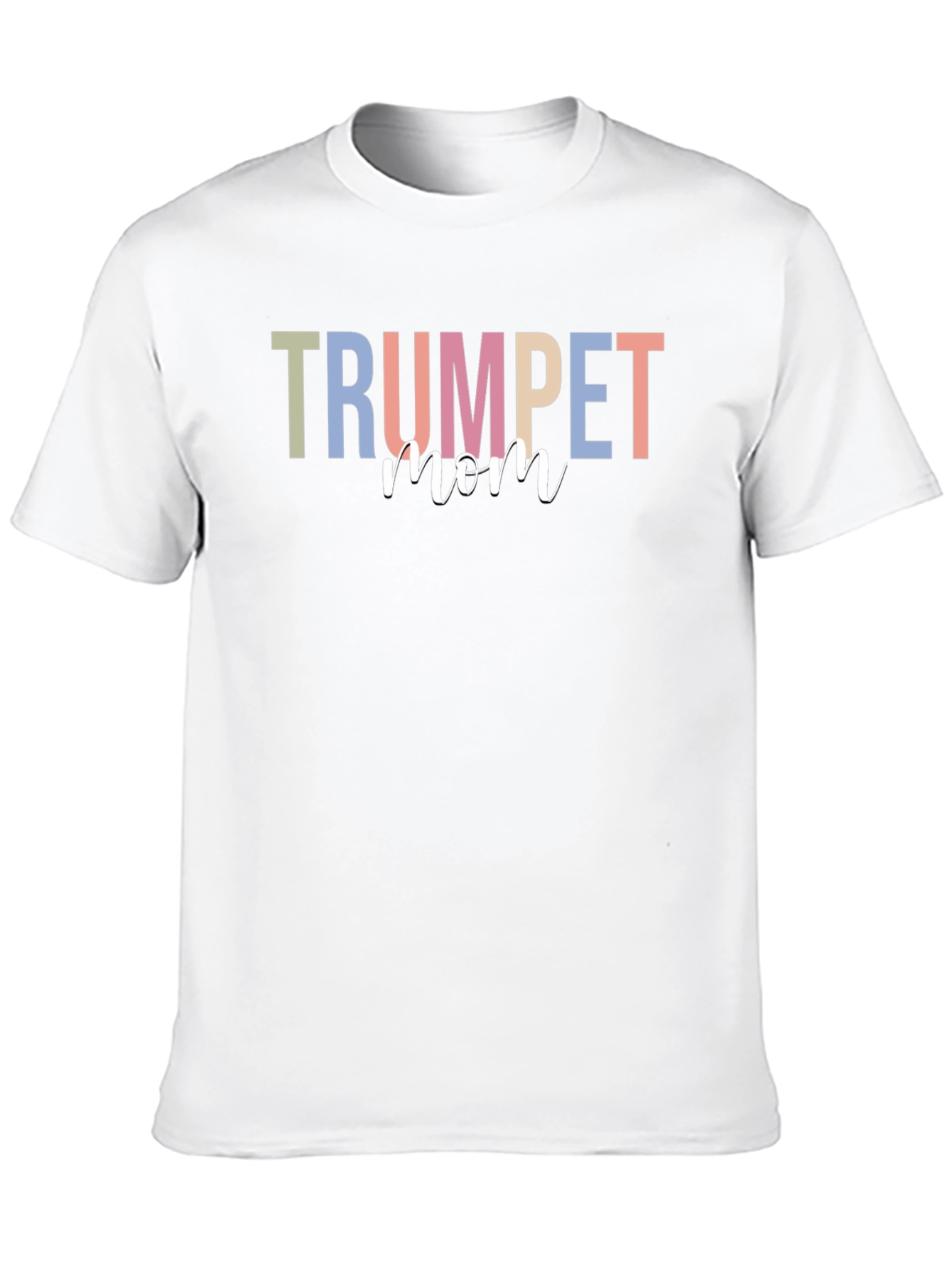 Trumpet Mom Graphic T-Shirt - Band Parent Pride