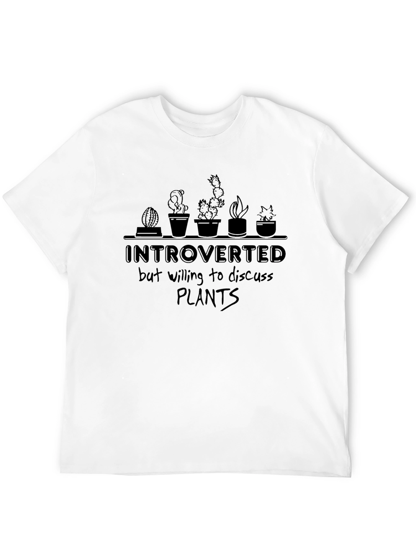 Introverted Plant Lover Graphic Tee