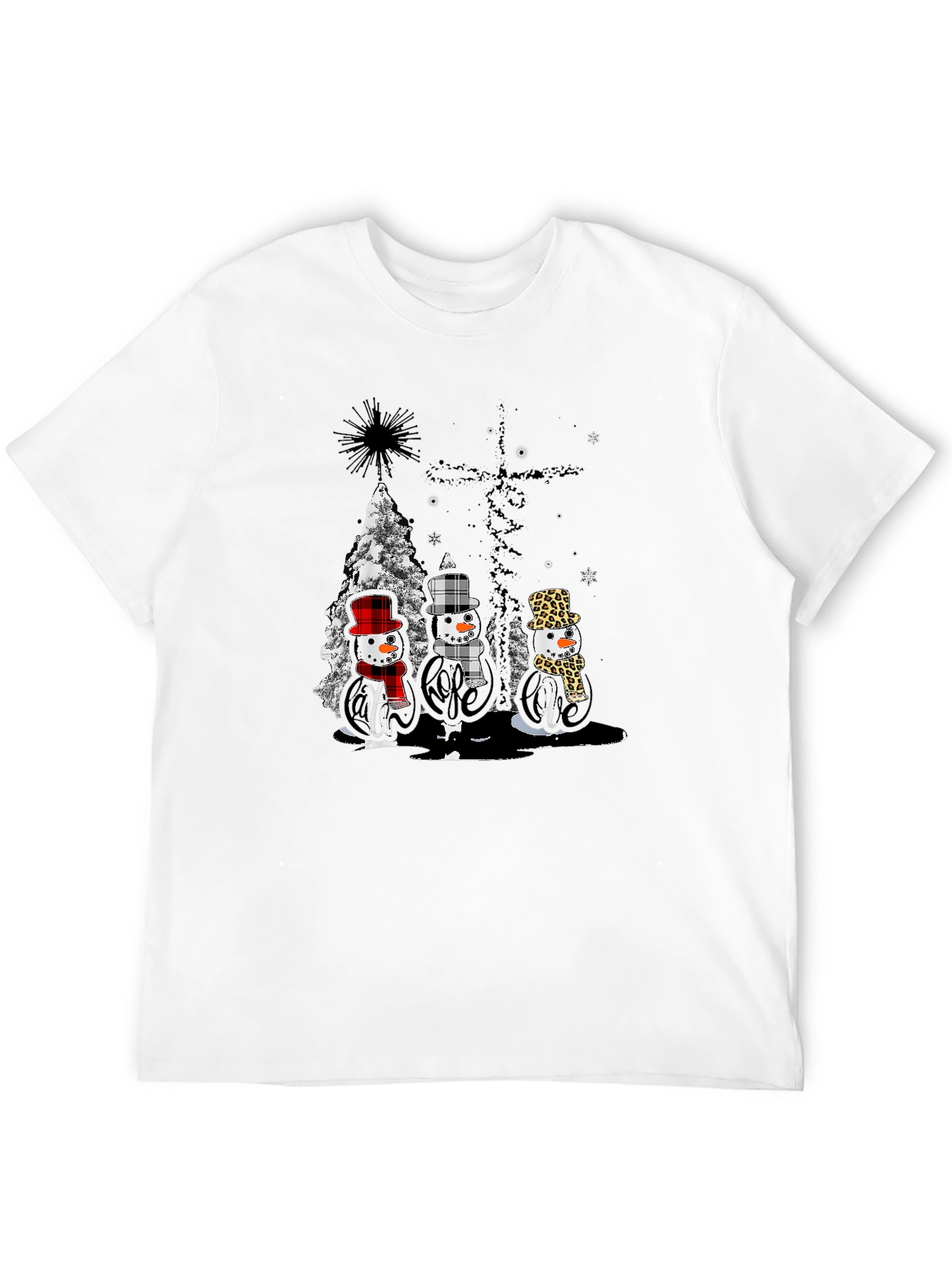 Festive Snowmen Graphic Tee