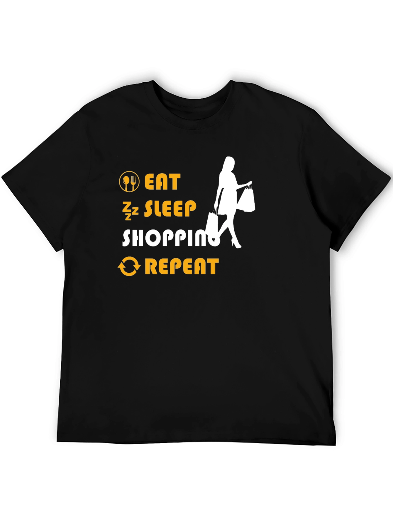 Eat Sleep Shopping Repeat T-Shirt