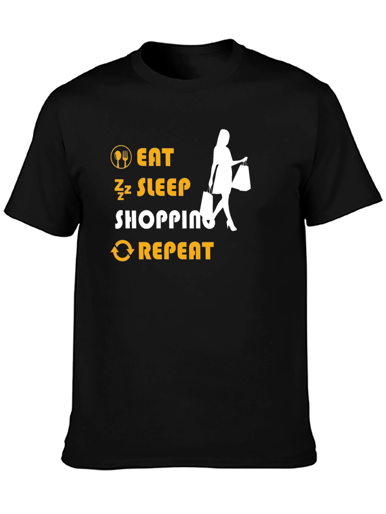 Eat Sleep Shopping Repeat T-Shirt