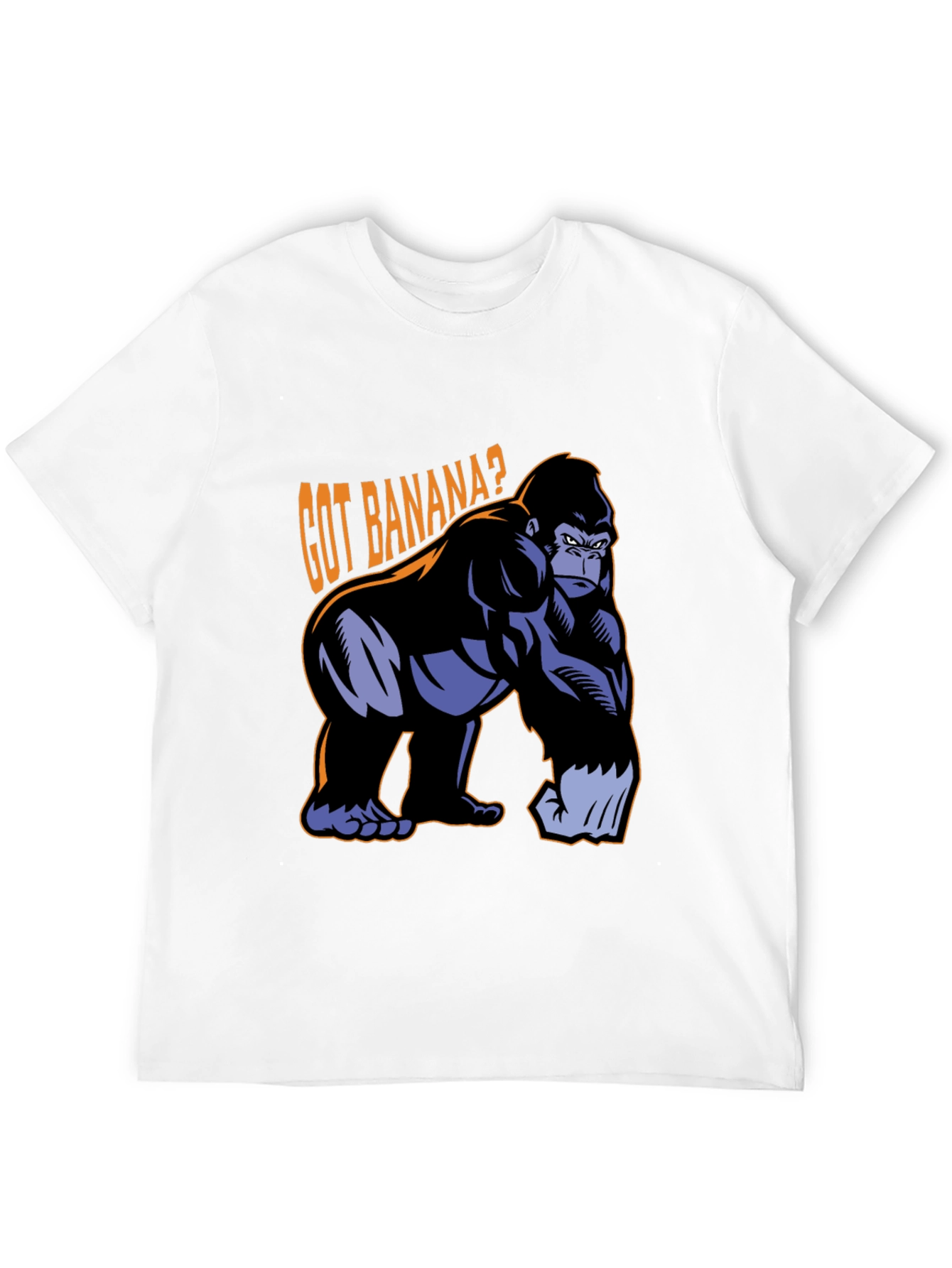 Got Banana? Gorilla Graphic Black T-Shirt