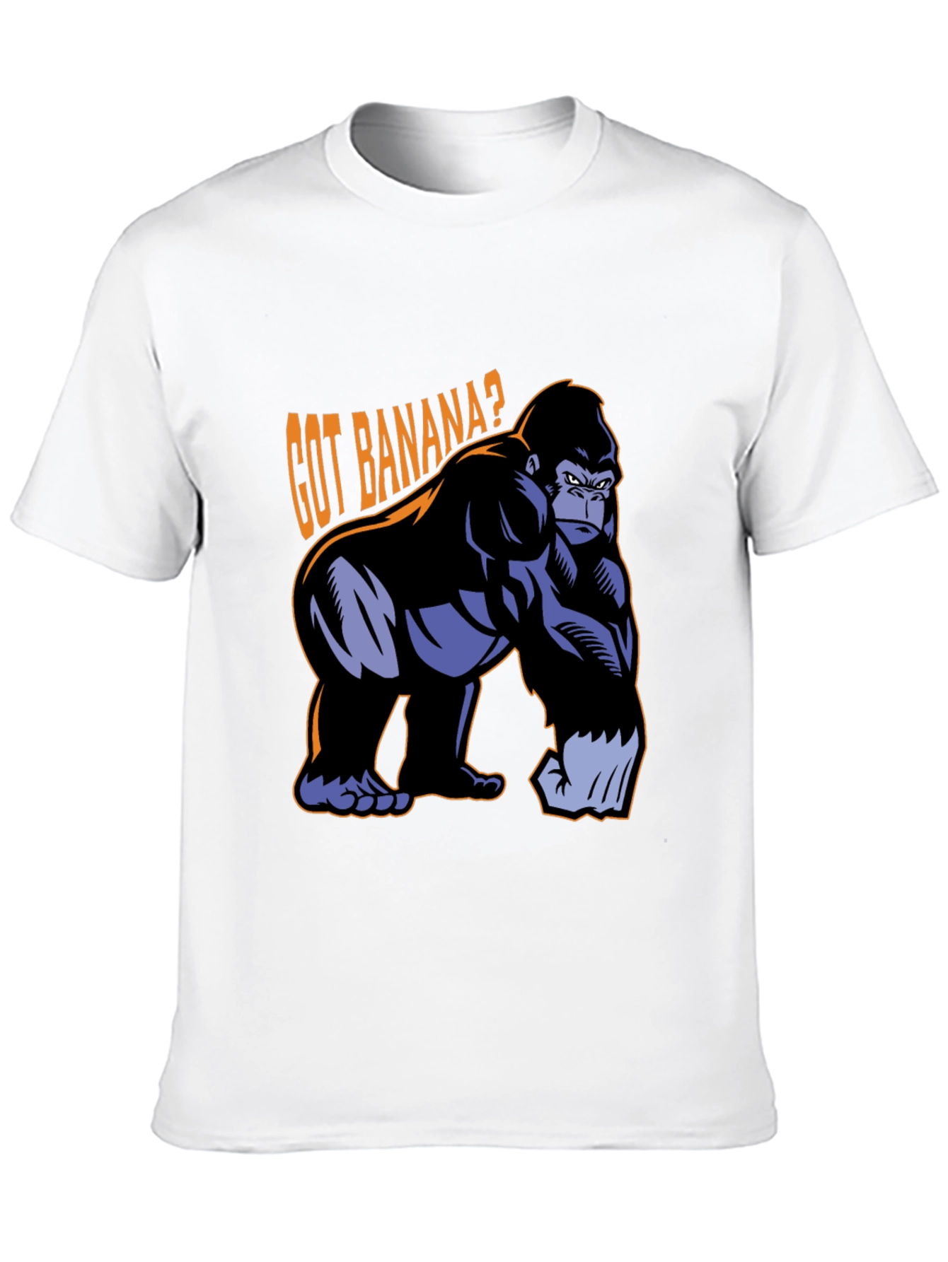 Got Banana? Gorilla Graphic Black T-Shirt