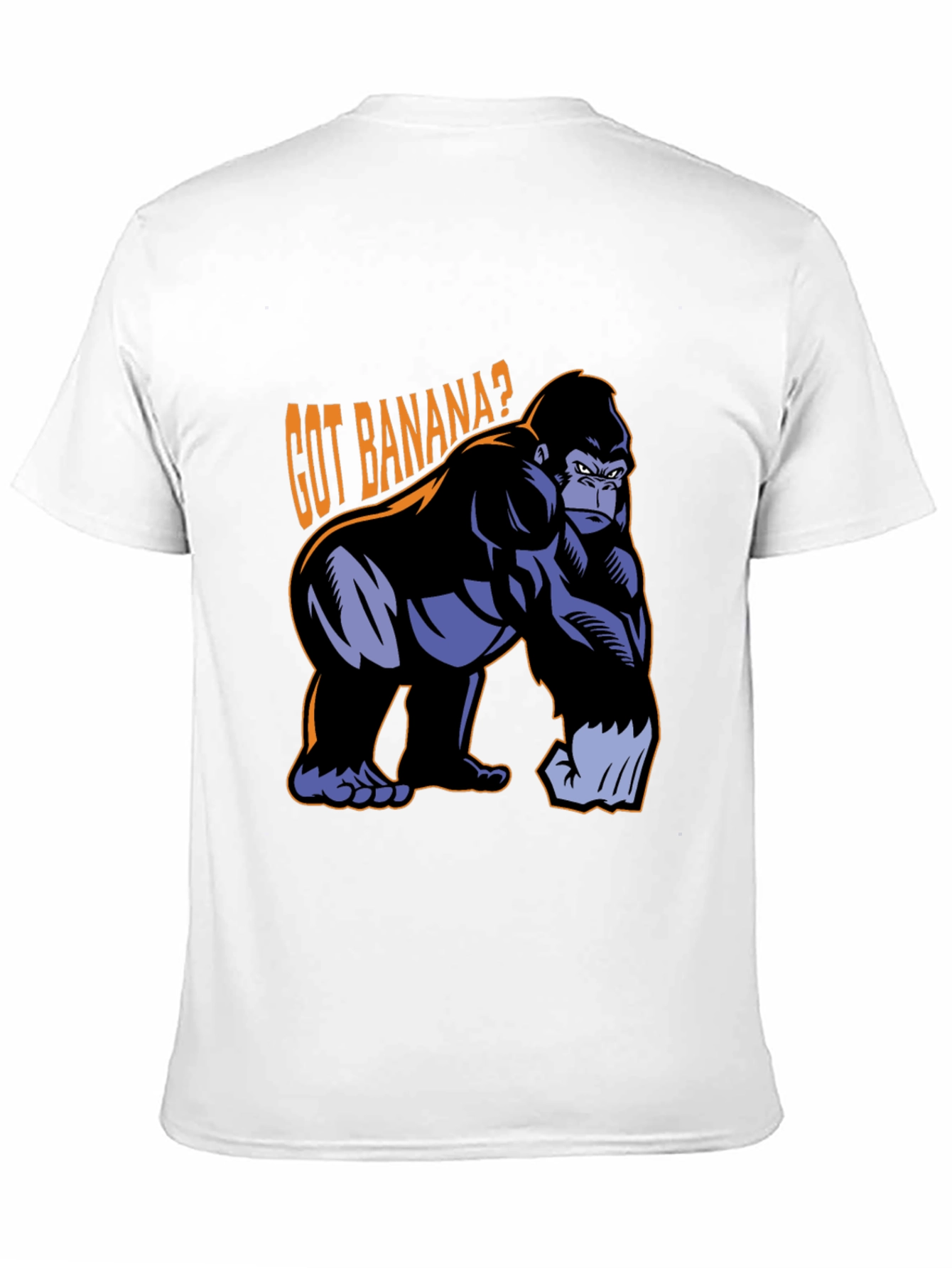 Got Banana? Gorilla Graphic Black T-Shirt