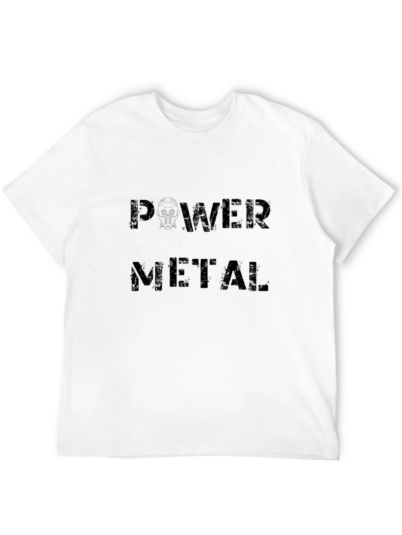 Power Metal Graphic Black T-Shirt