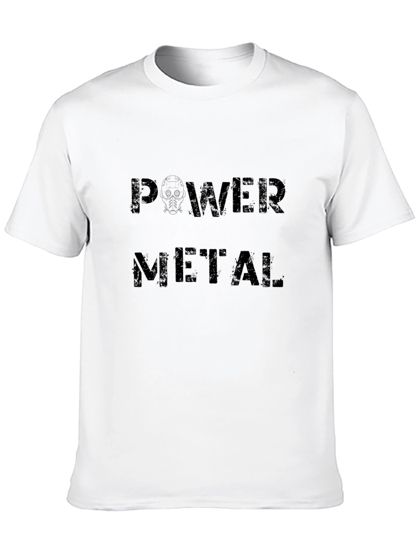 Power Metal Graphic Black T-Shirt