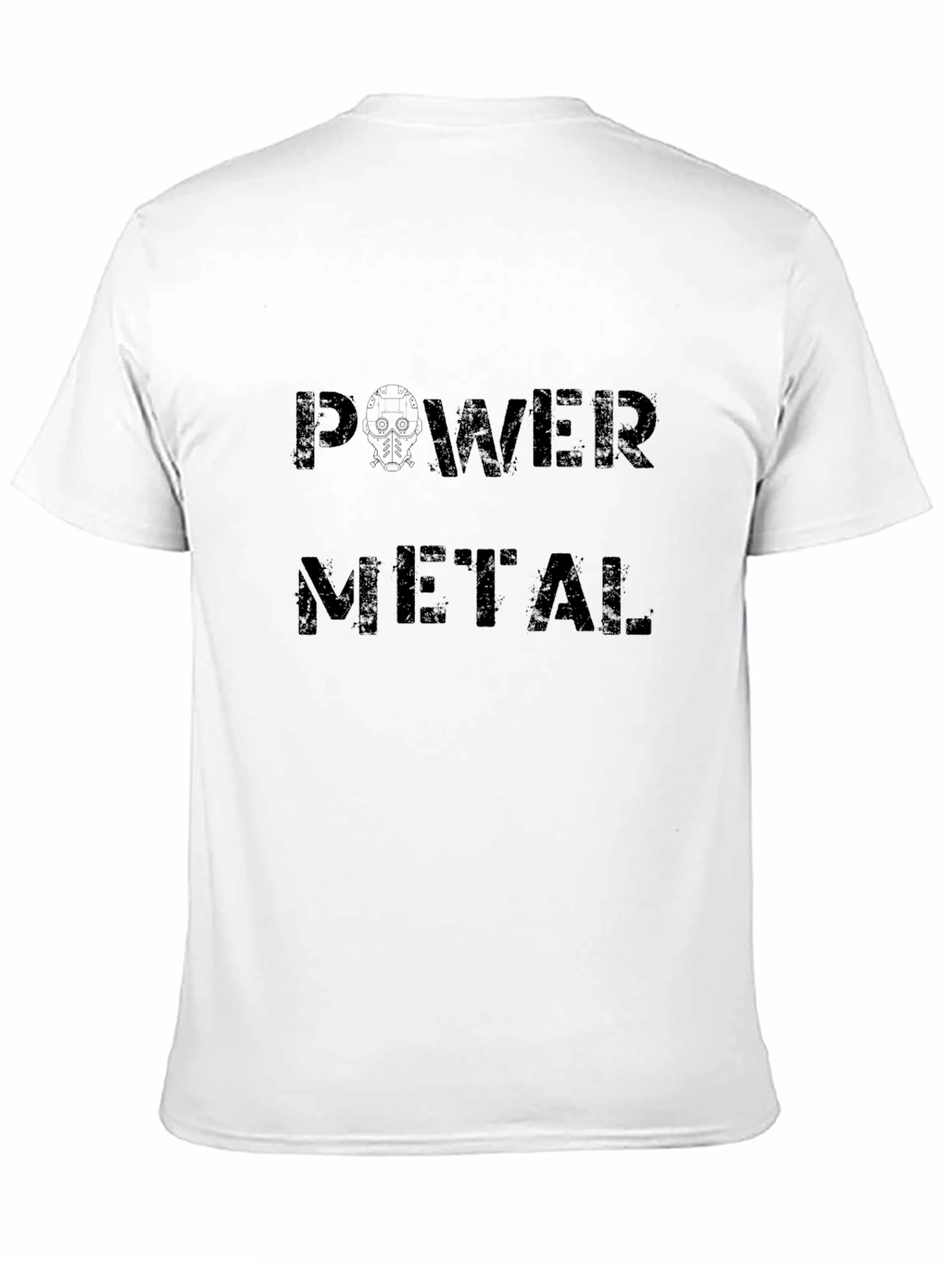 Power Metal Graphic Black T-Shirt