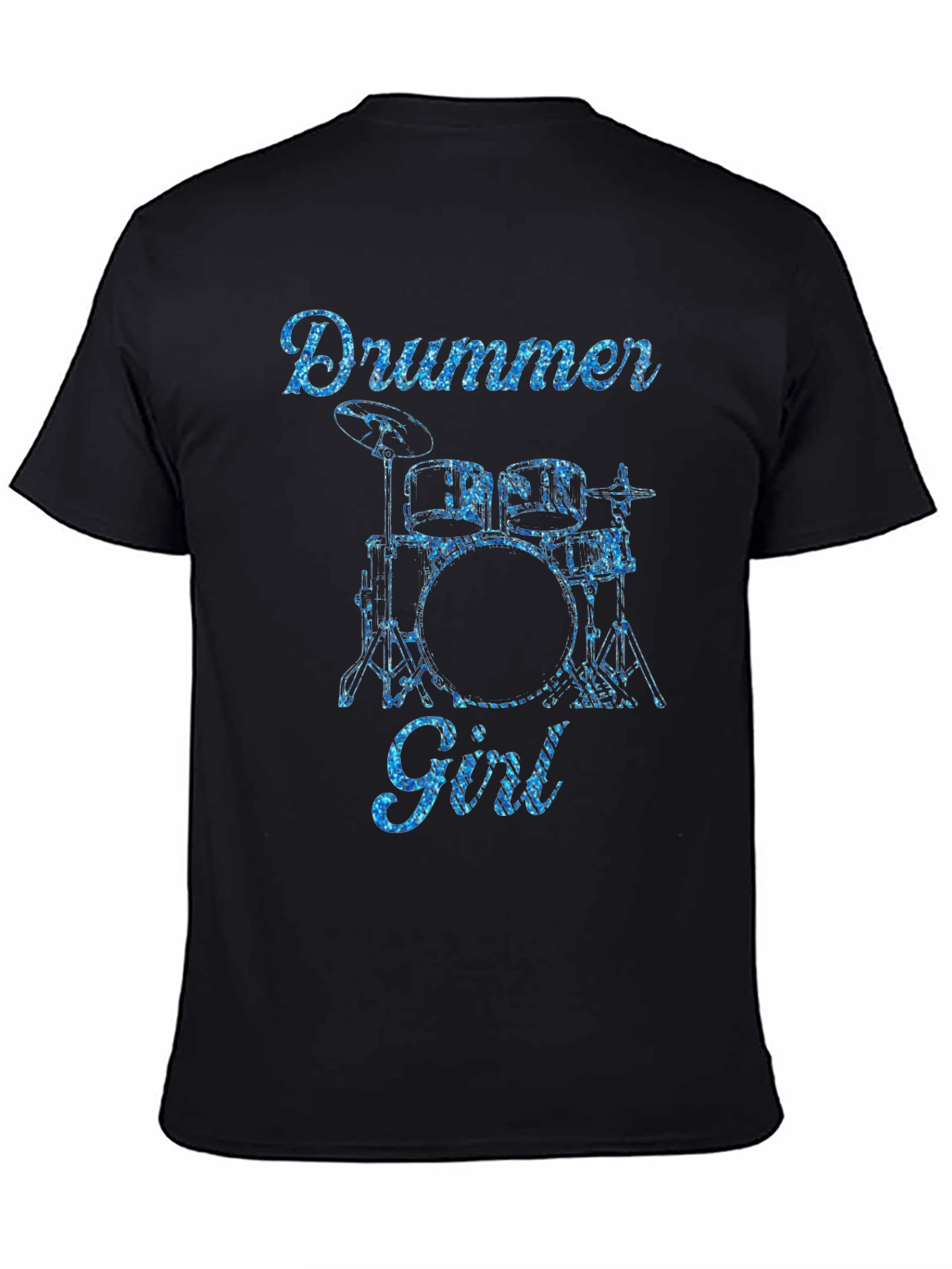 Drummer Girl Graphic Tee - Music Lover T-Shirt
