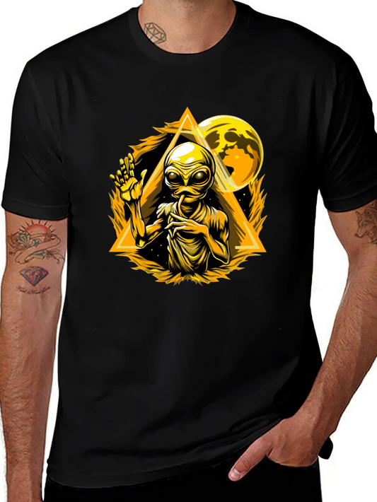 Alien Graphic T-Shirt - Sci-Fi Design