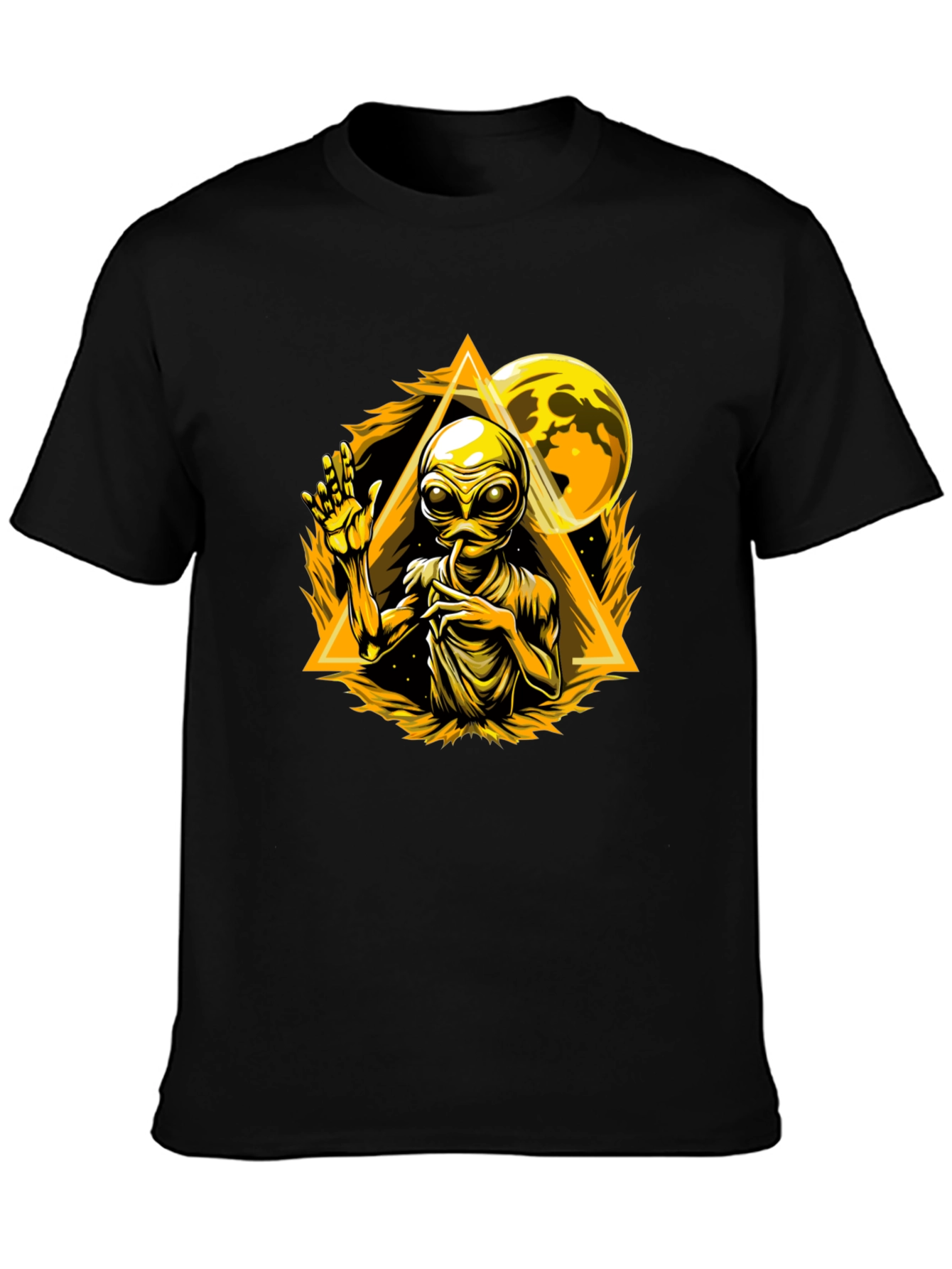 Alien Graphic T-Shirt - Sci-Fi Design