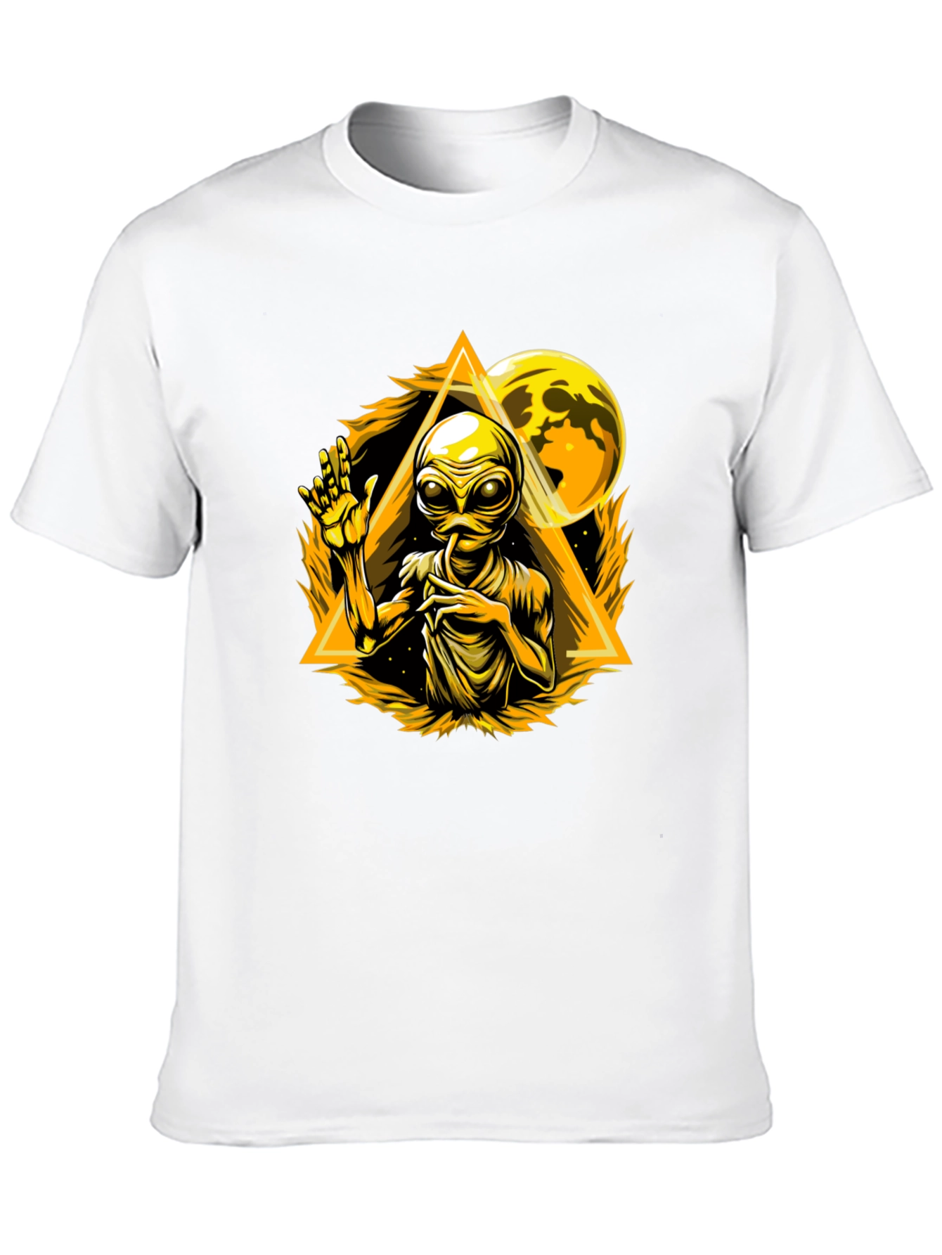Alien Graphic T-Shirt - Sci-Fi Design