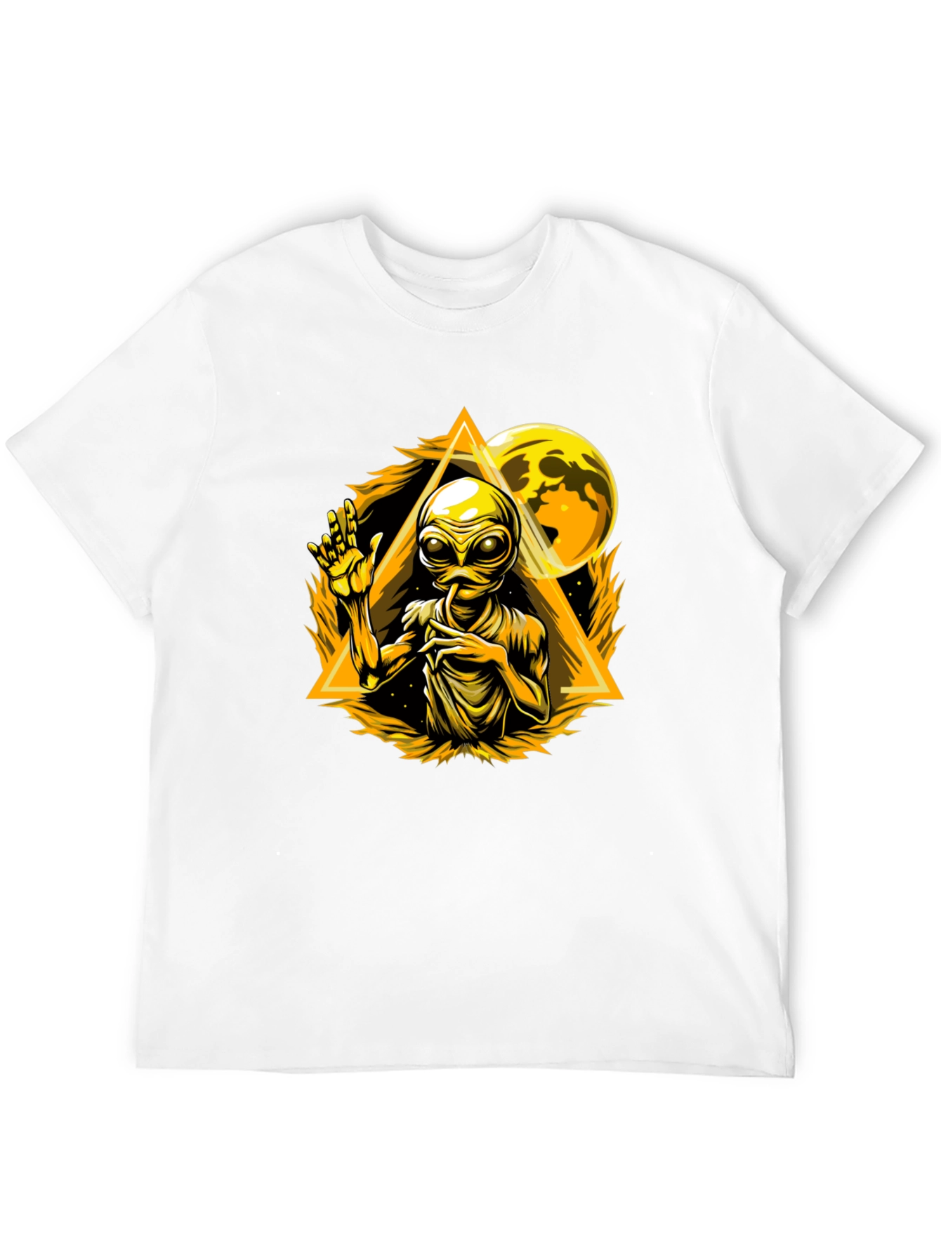 Alien Graphic T-Shirt - Sci-Fi Design