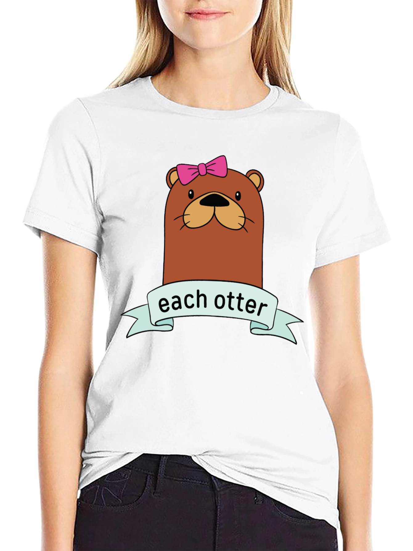 Cute Otter Graphic T-Shirt - Each Otter