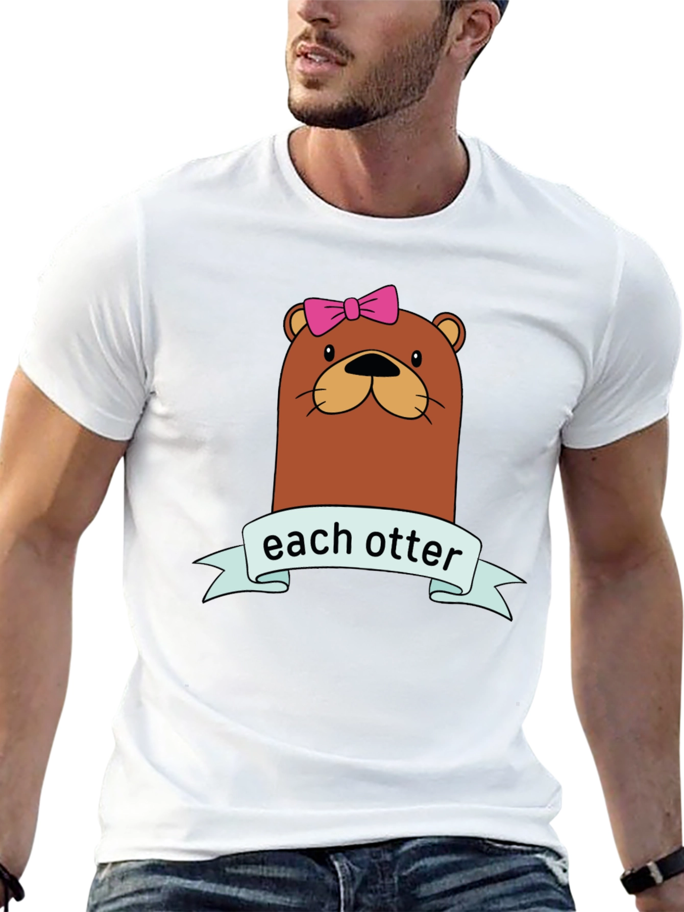 Cute Otter Graphic T-Shirt - Each Otter