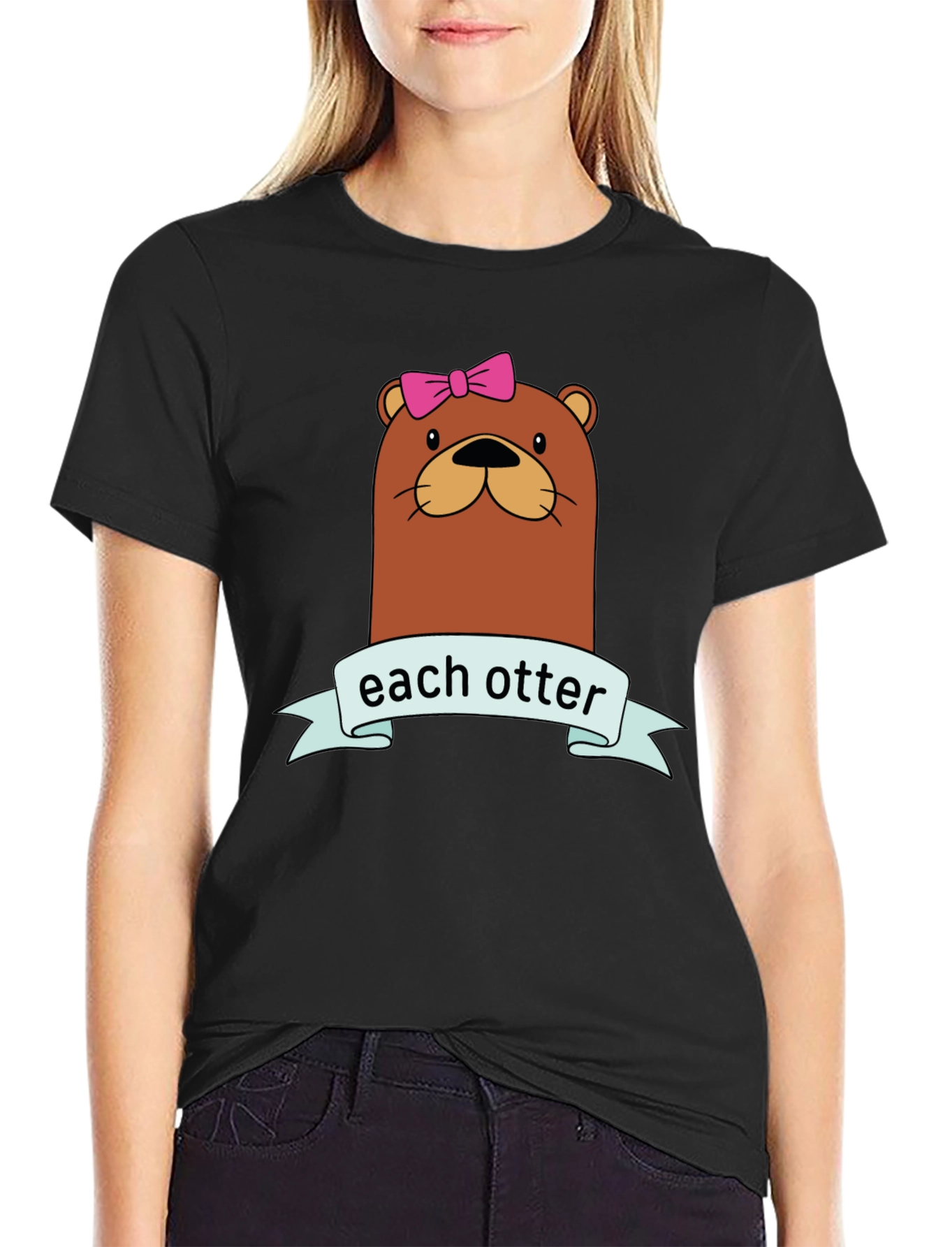 Cute Otter Graphic T-Shirt - Each Otter