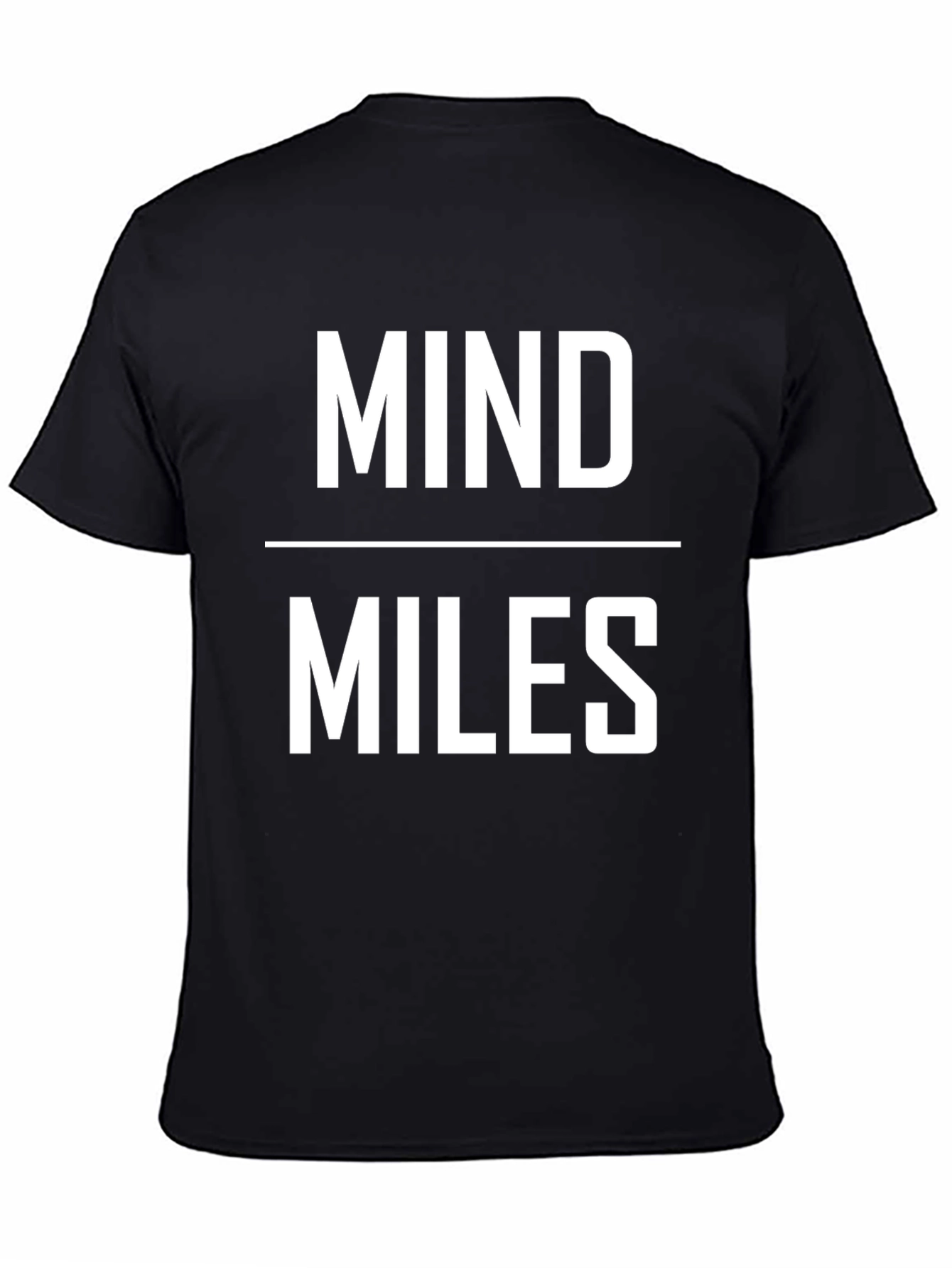 Mind Over Miles Graphic T-Shirt - Black