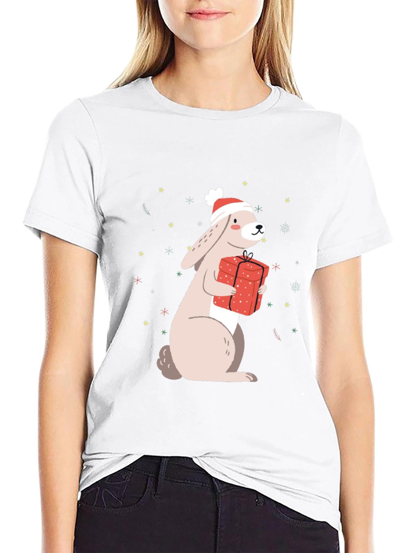 Festive Rabbit T-Shirt: Holiday Gift Edition