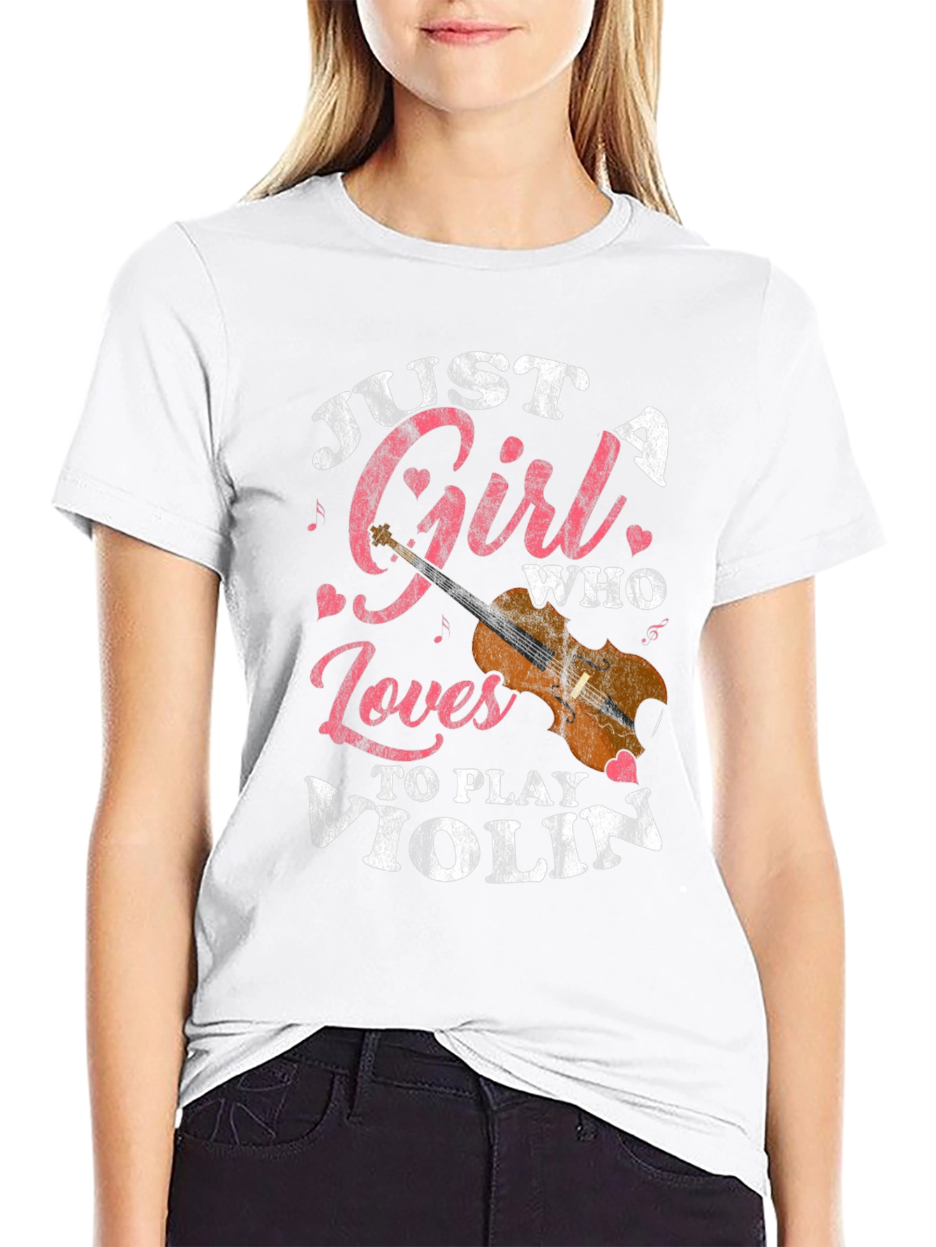 Just A Girl Who Loves To Play Violin T-Shirt