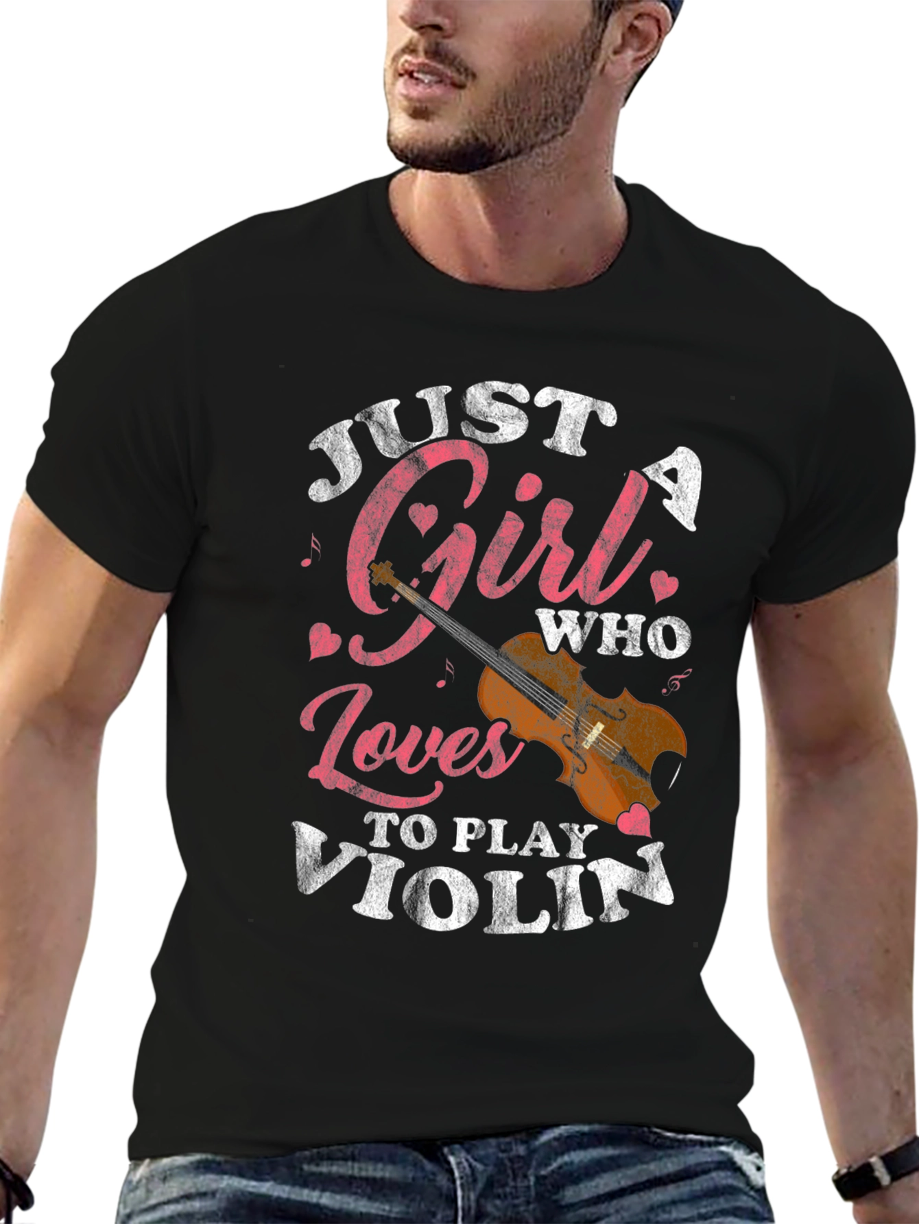 Just A Girl Who Loves To Play Violin T-Shirt