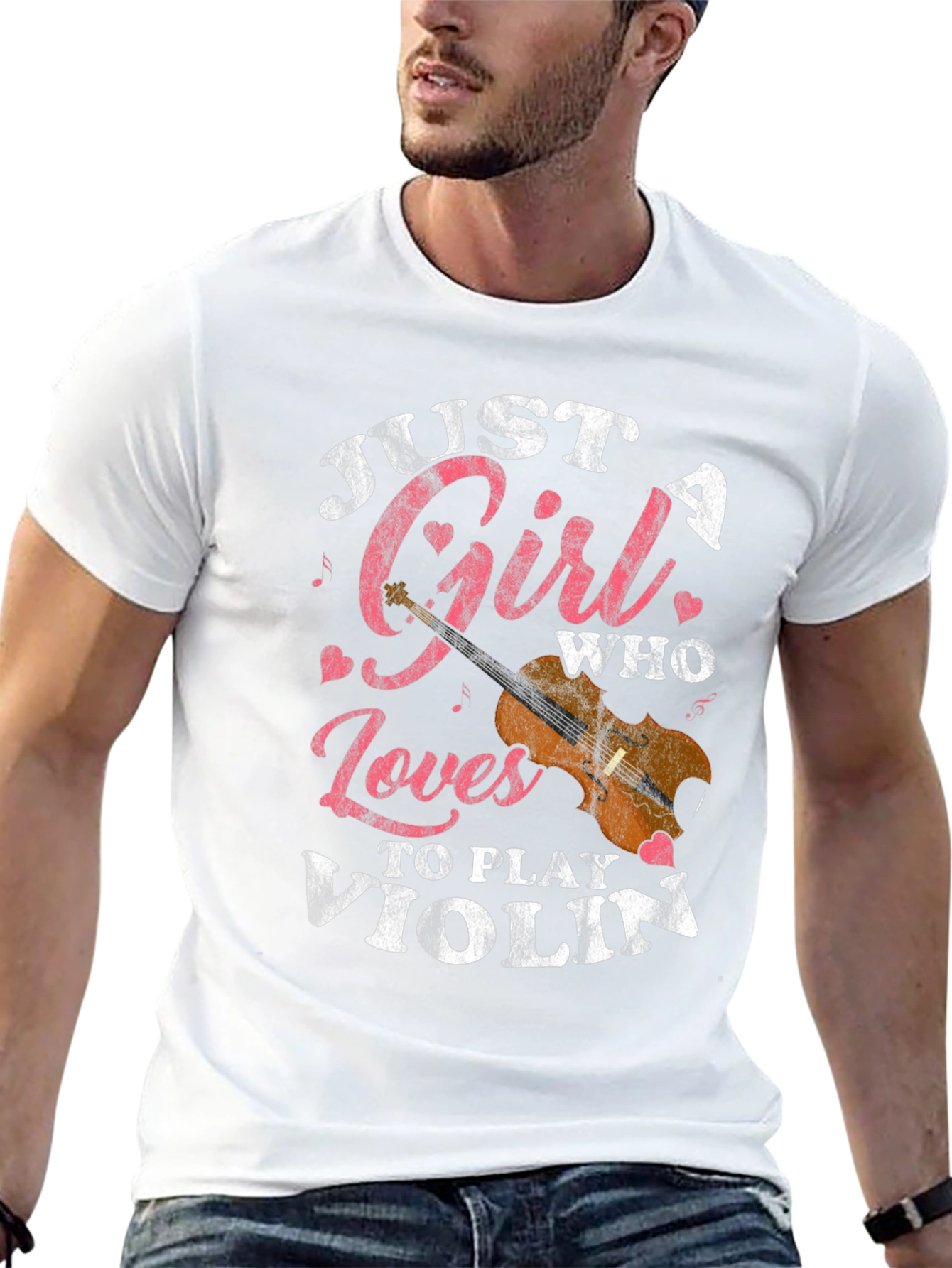 Just A Girl Who Loves To Play Violin T-Shirt